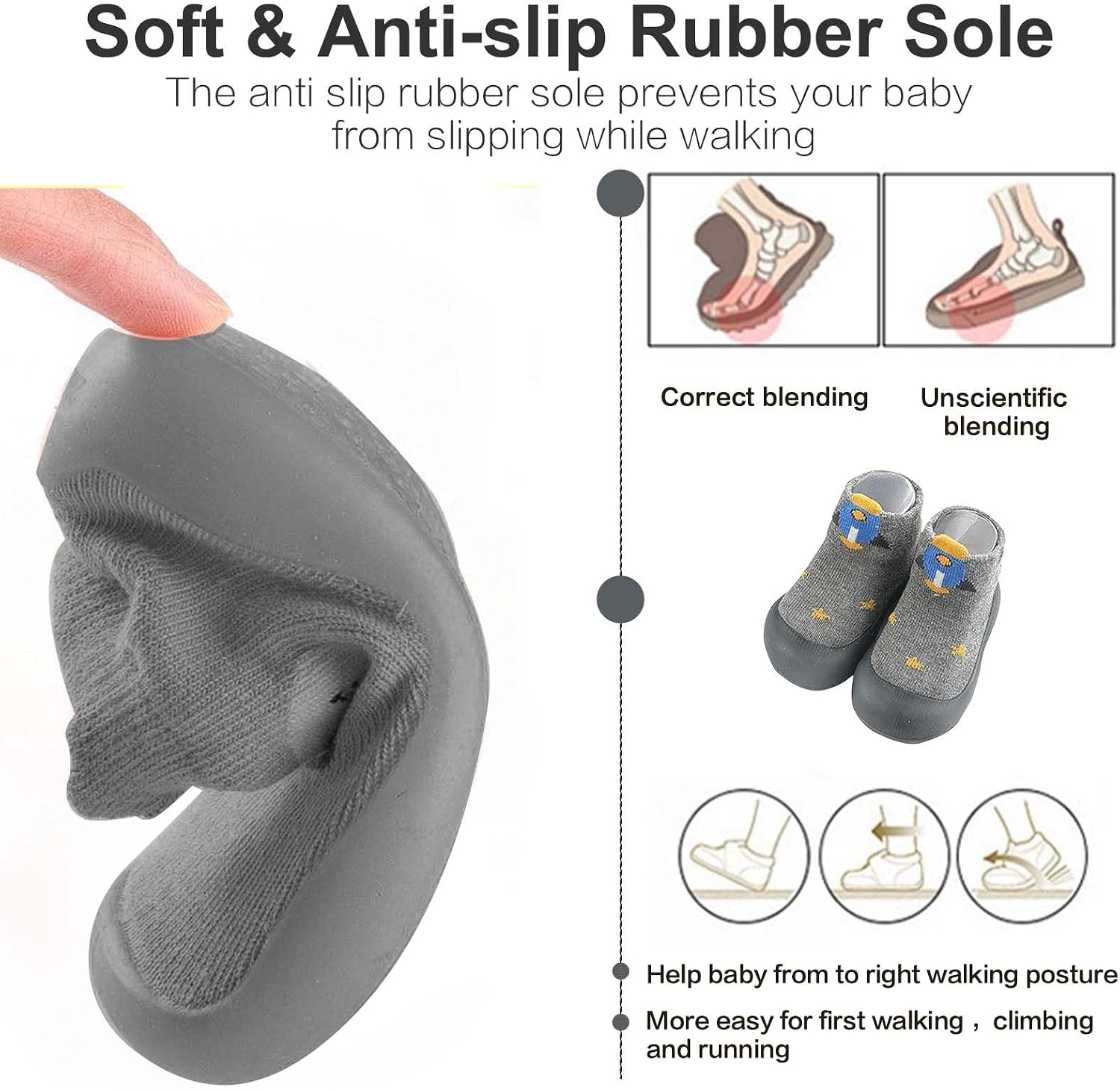 Thumbnail 2 de Baby First Walking Shoes Anti Slip