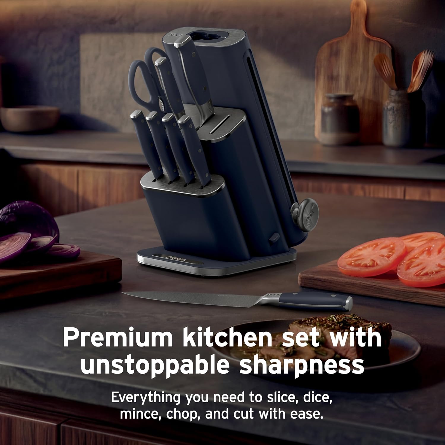 Detalle de Ninja Knife Block Set, 10-Piece