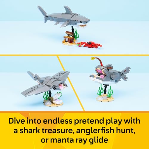 Thumbnail 2 de LEGO Creator 3in1 Fierce Shark with a Treasure Chest (31381)