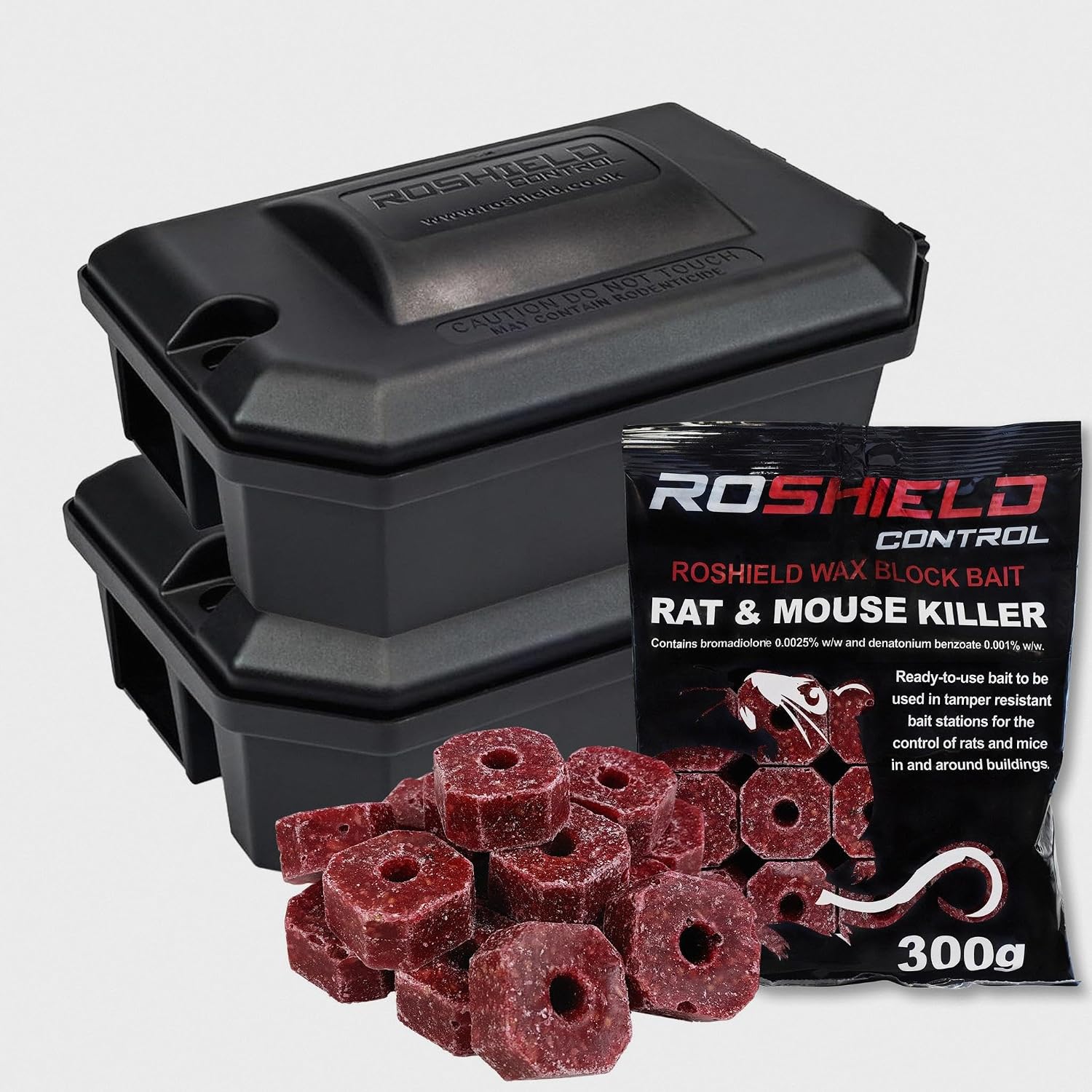 Thumbnail 6 de ROSHIELD 2x Pre-Baited Rat Control Kit 2 pack ๐