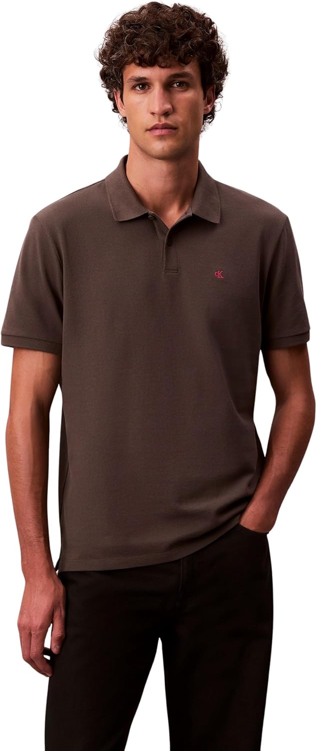 Thumbnail 6 de Calvin Klein Polo SS Monogram de piqué LV040EM269 para hombre, azul Chase Blue