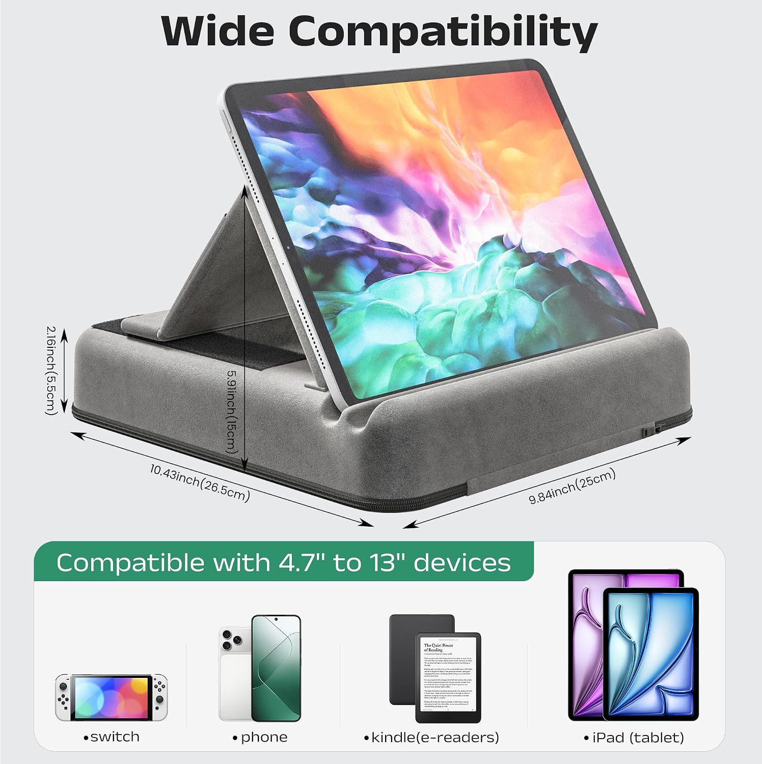 Thumbnail 6 de TabHolderix Tablet Pillow Stand, 4.7–13-Inch Devices
