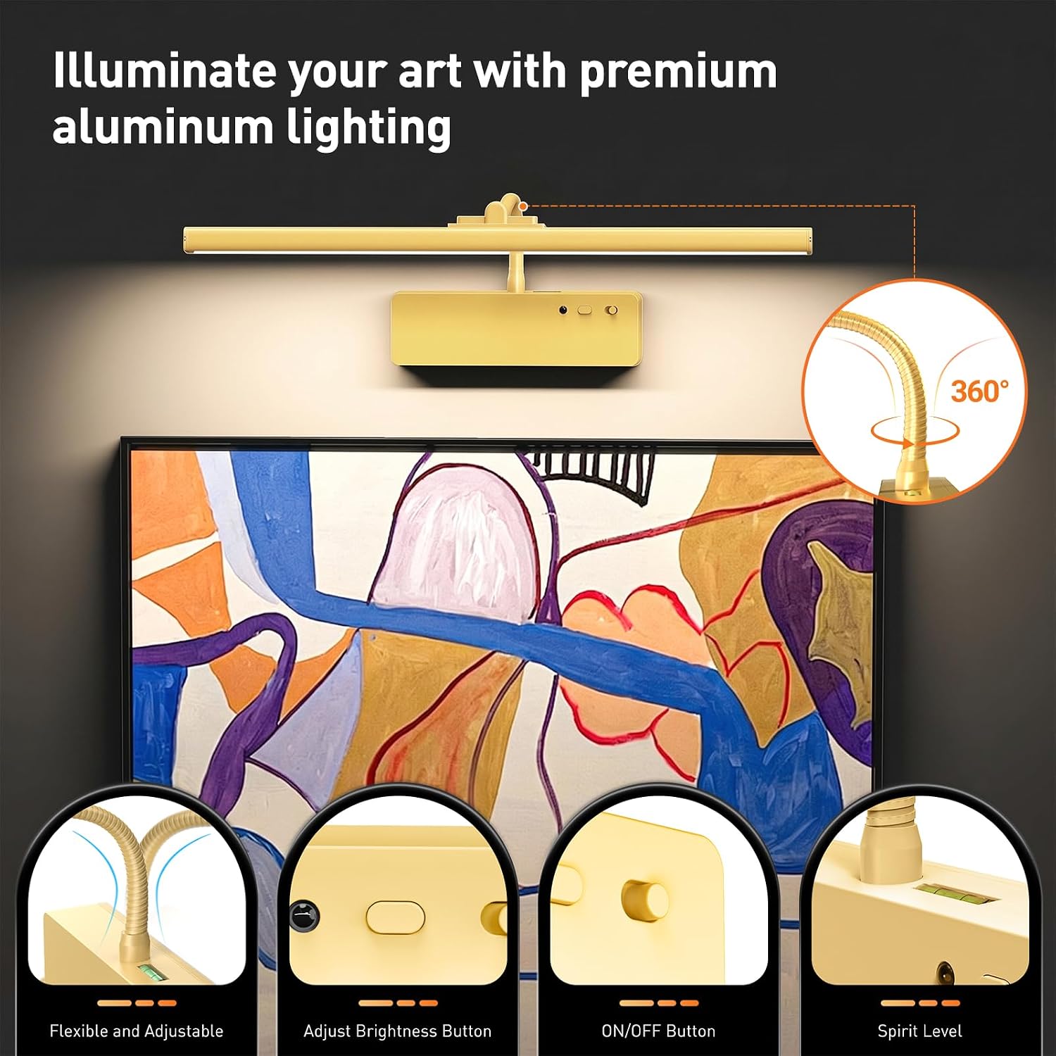 Thumbnail 2 de Wireless Picture Light, 15.35-Inch