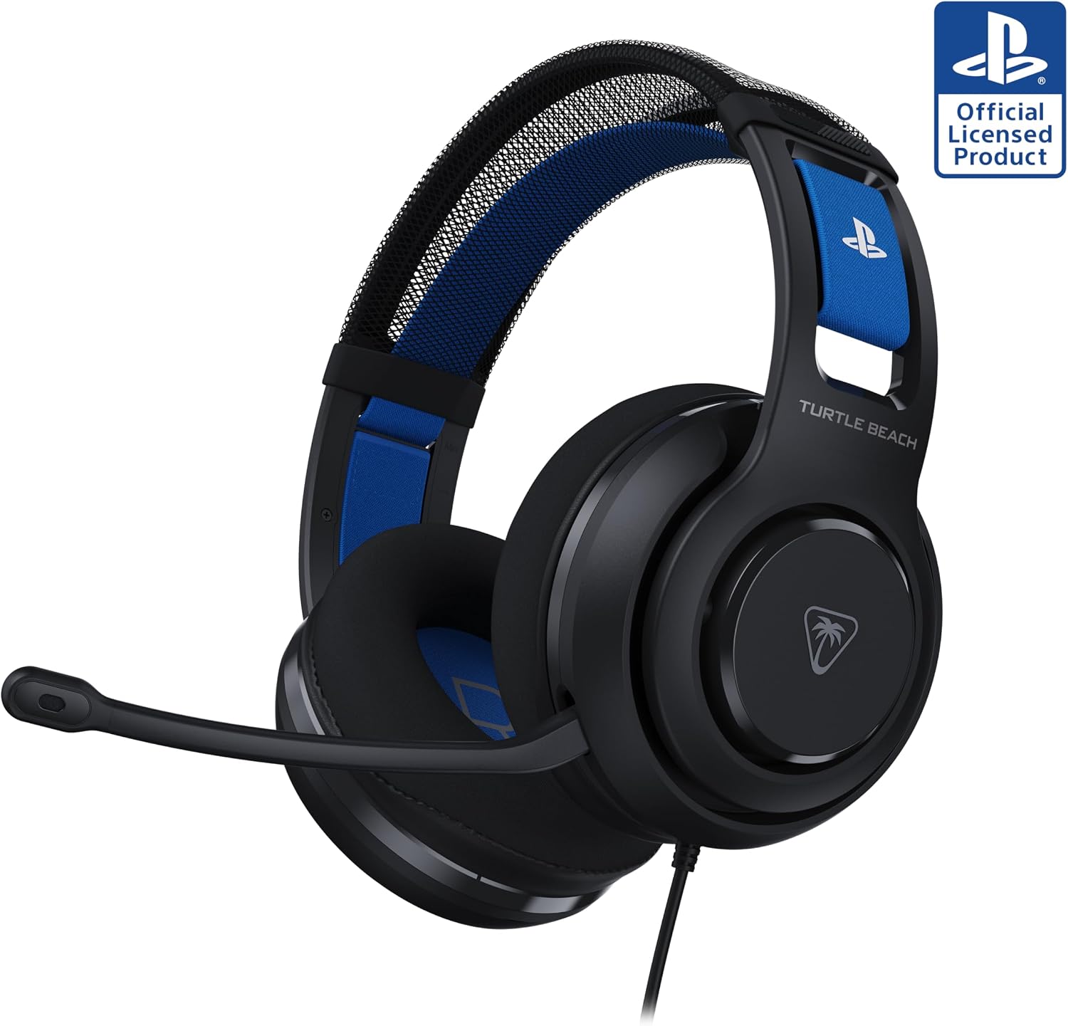 Detalle de Turtle Beach Atlas 200 Noir (PlayStation) : casque gaming à arceau flottant et 3D Audio pour PS5/PS4