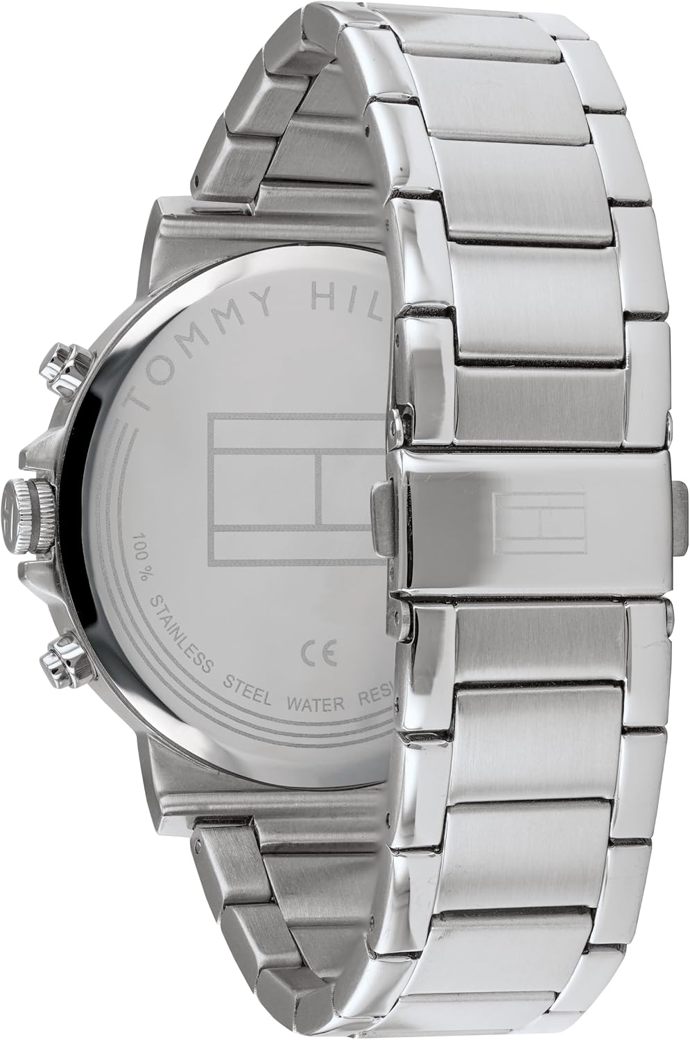 Detalle 2 de Tommy Hilfiger Multi Zifferblatt Quarz Uhr für Herren – Edelstahl- oder Lederarmband, 44 mm