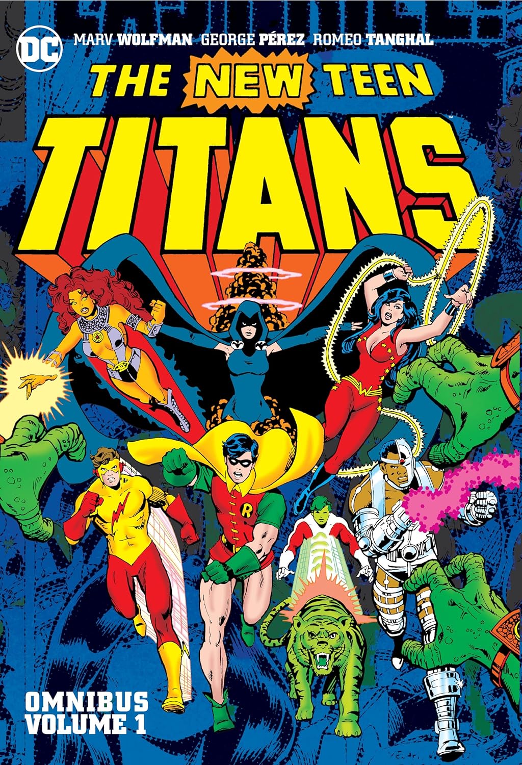 Detalle de The New Teen Titans: Omnibus Volume 1 – seriebok i stor samlingsvolym