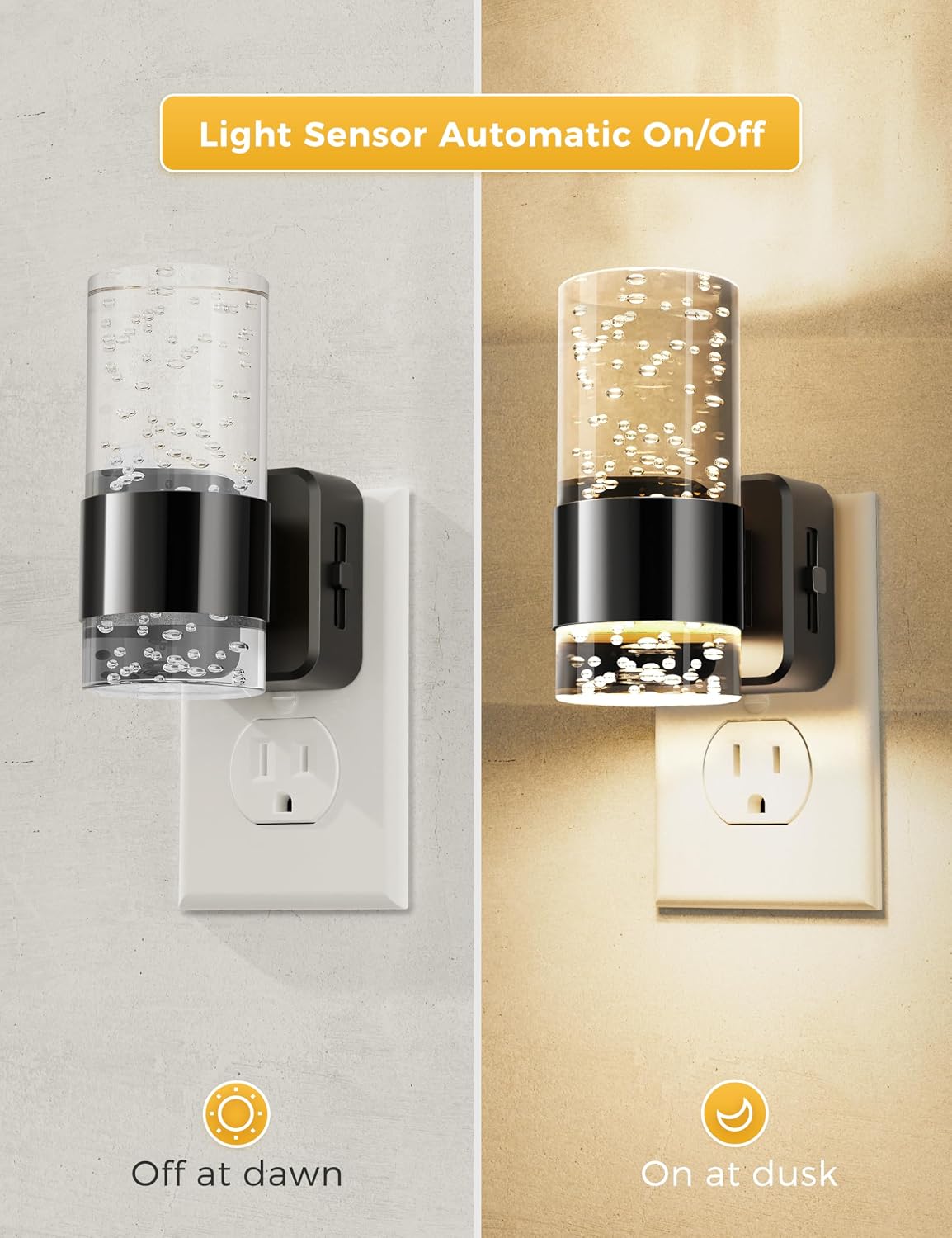 Detalle de L LOHAS Plug-In Night Light, Acrylic