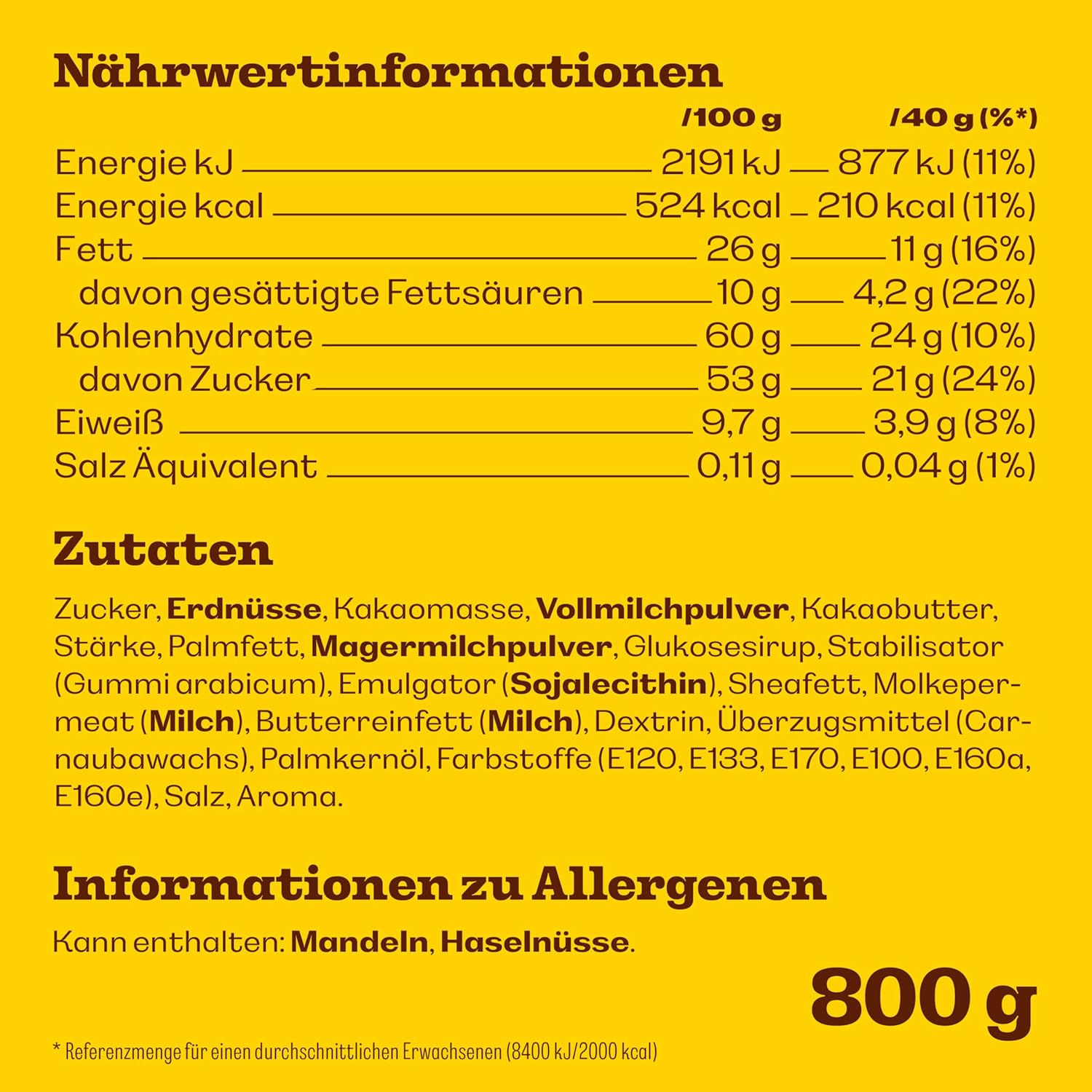 Thumbnail 1 de M&M’s Peanut Großpackung 800 g – Knackige Schokolinsen mit bunter Zuckerhülle, ideal für Weihnachten, Adventskalender oder Feiern