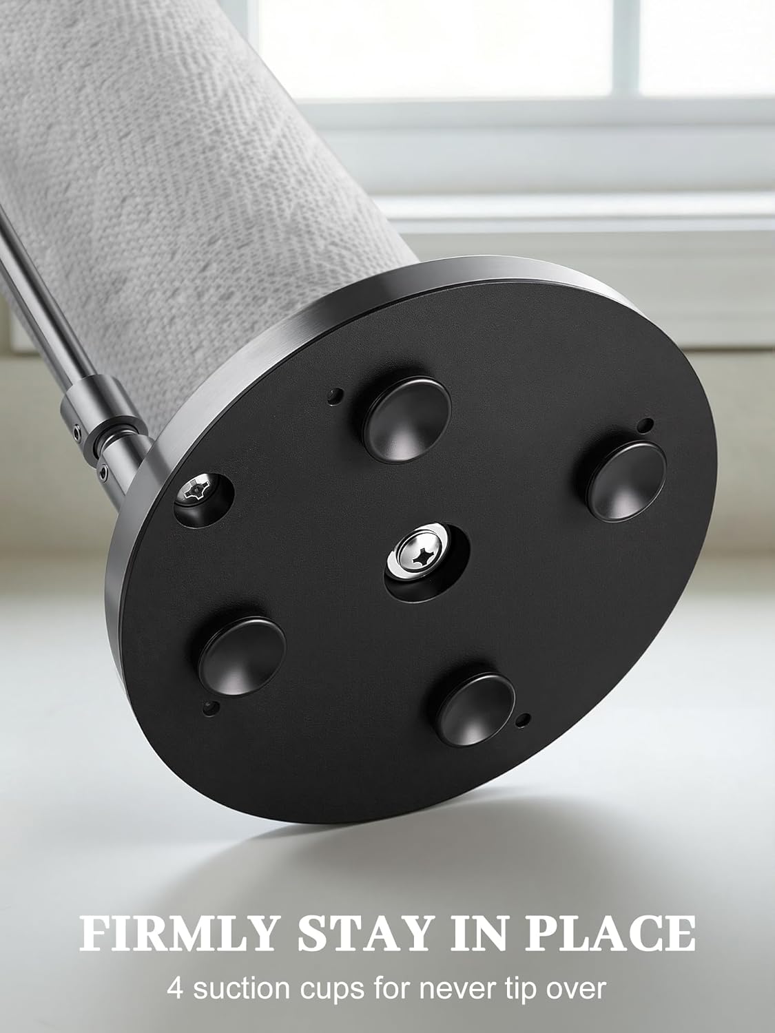 Thumbnail 5 de SMARTAKE Stainless Steel Paper Towel Holder with Weighted Base and Non-Slip Suction