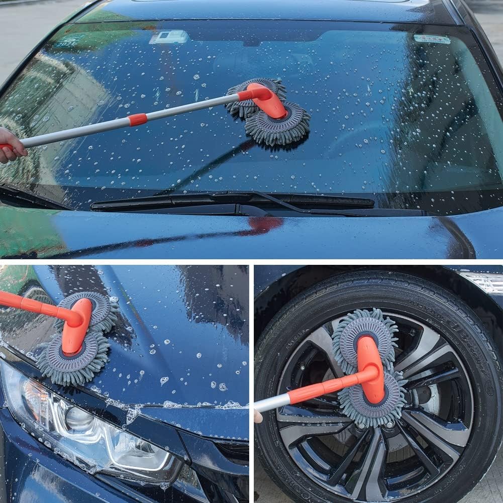 Detalle de JSCARLIFE Car Wash Brush Mop 360°