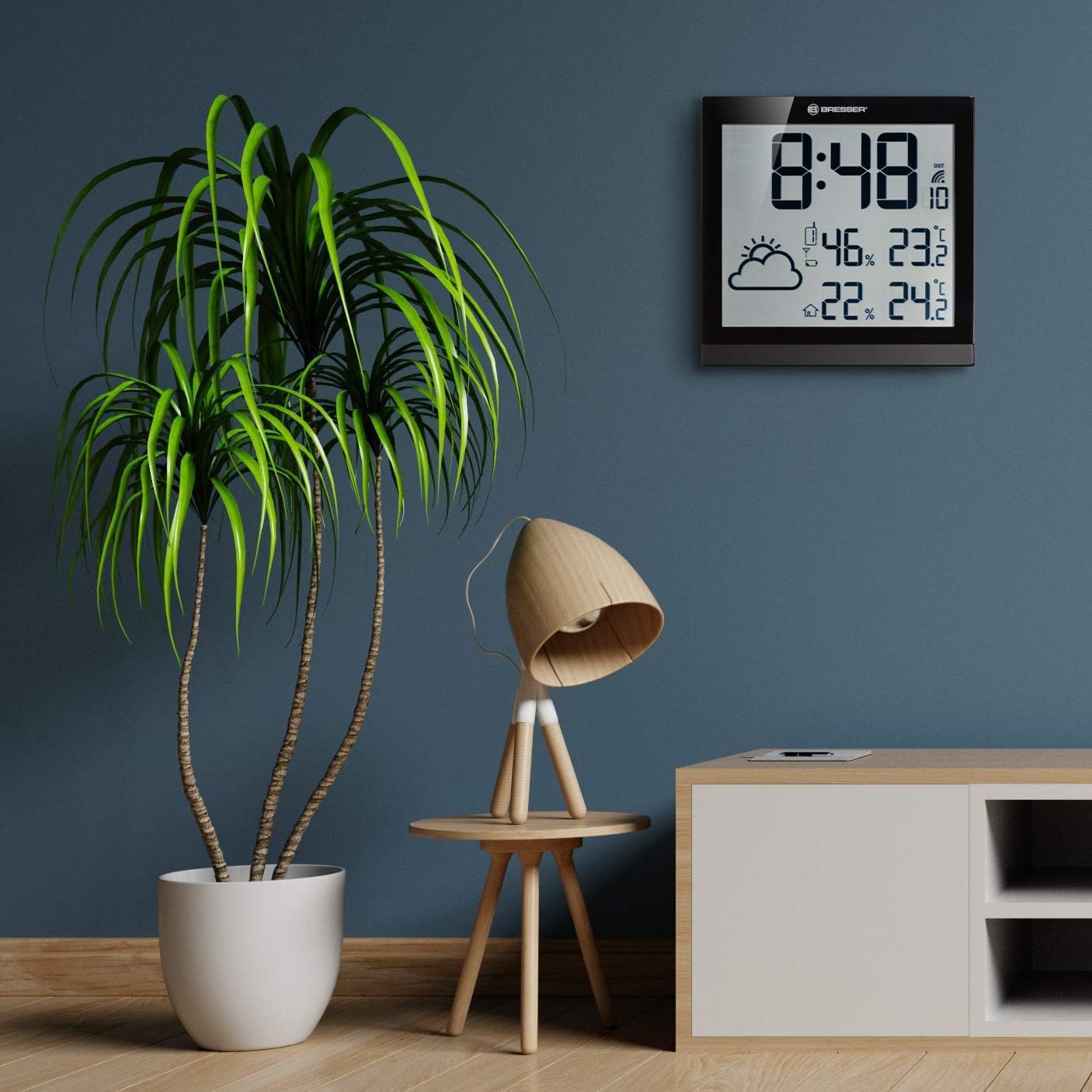 Thumbnail 1 de Bresser Wanduhr Wetterstation JC Funkuhr