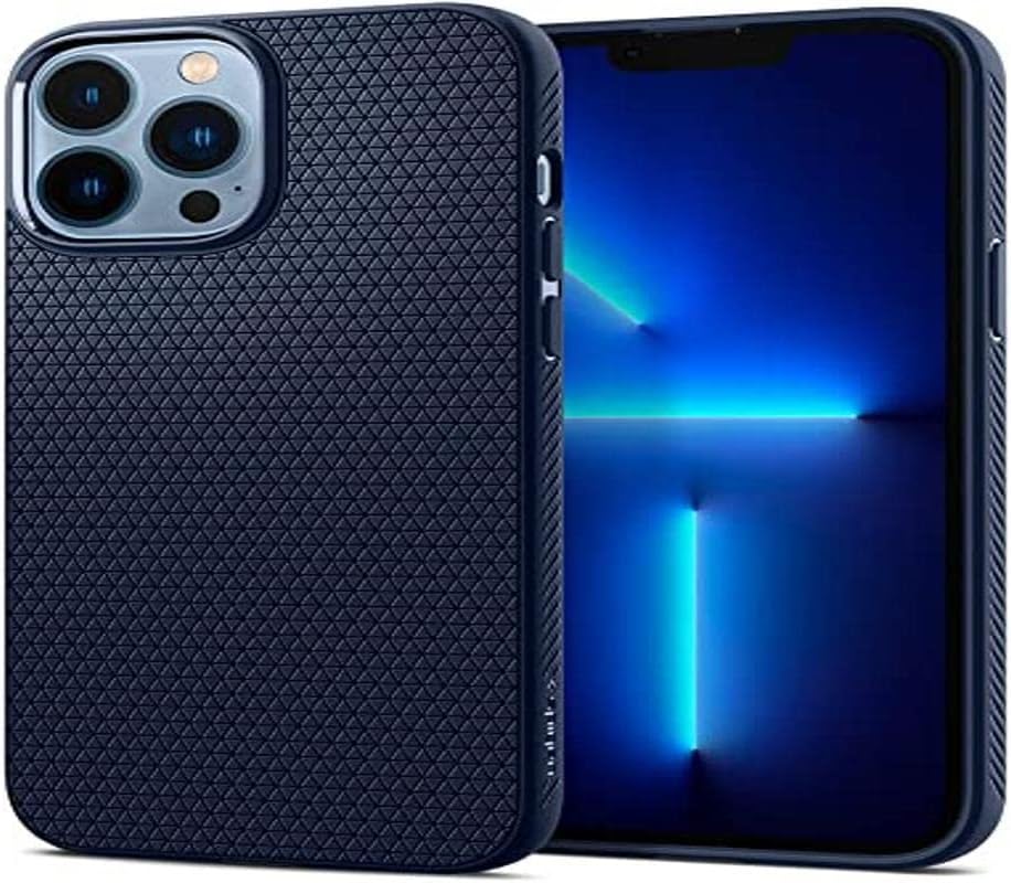 Thumbnail 3 de Spigen Liquid Air iPhone 13 Pro Max coque bleu marin