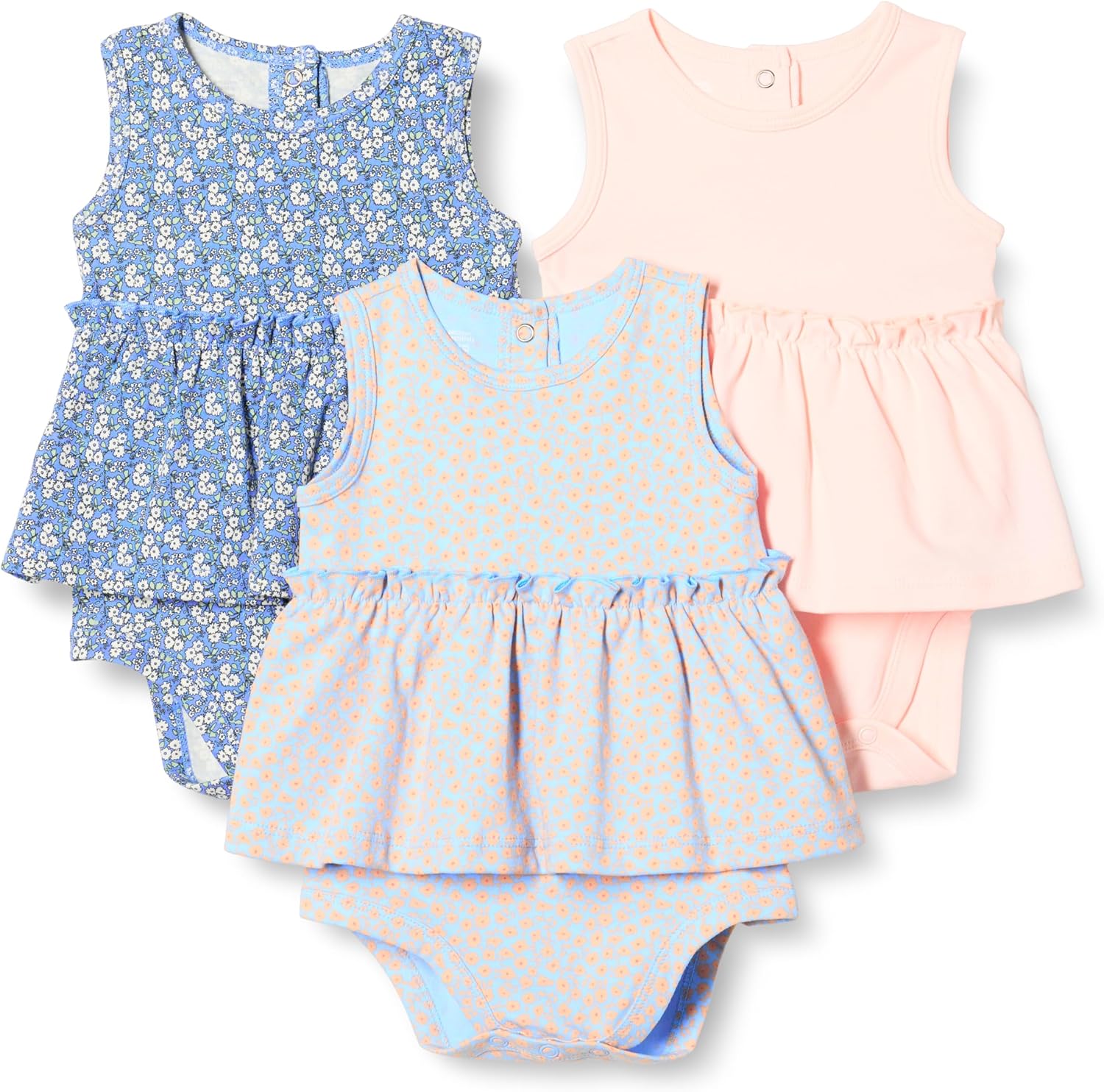 Thumbnail 5 de Amazon Essentials Bimba 0-24 Abiti con body senza maniche in cotone interlock