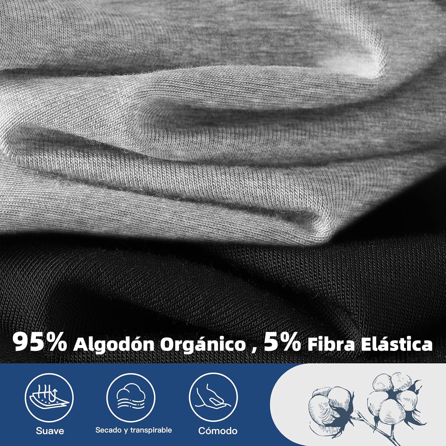 Detalle 2 de Fullluwaa Calzoncillos Boxer Pack 10