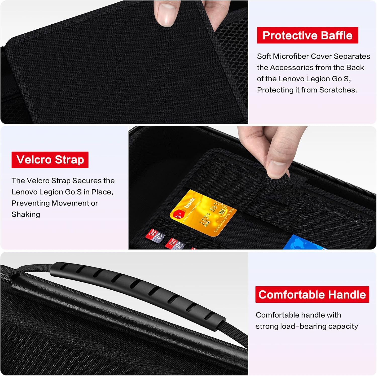 Thumbnail 3 de iVoler Custodia per ROG Ally 7" con scomparti e 8 slot