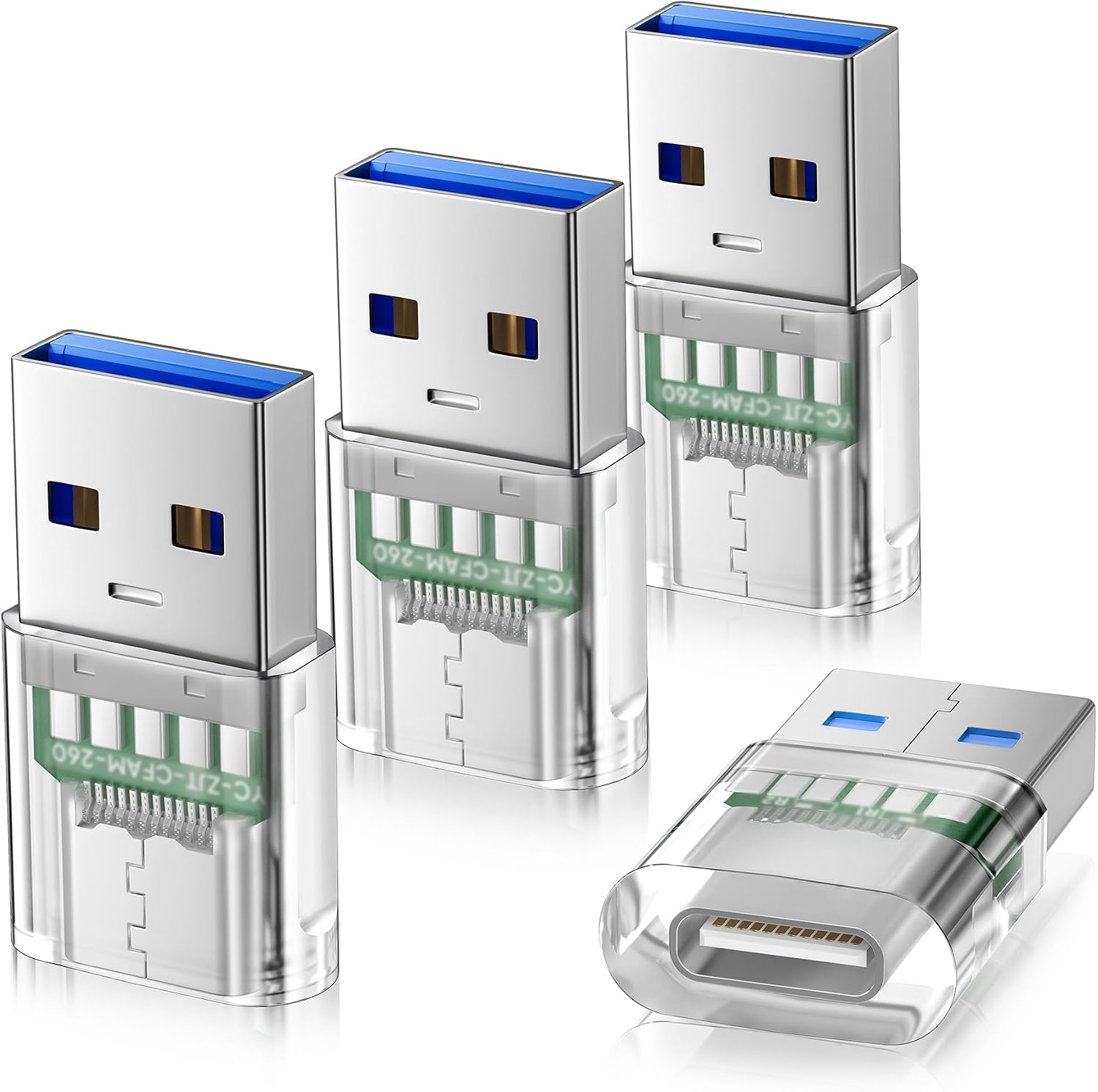 Detalle de Elebase E/CA/USB/3.0/TO/USB/C/ADAPTER/TRANS/4P USB 3.0 to USB-C Adapter, 10Gbps