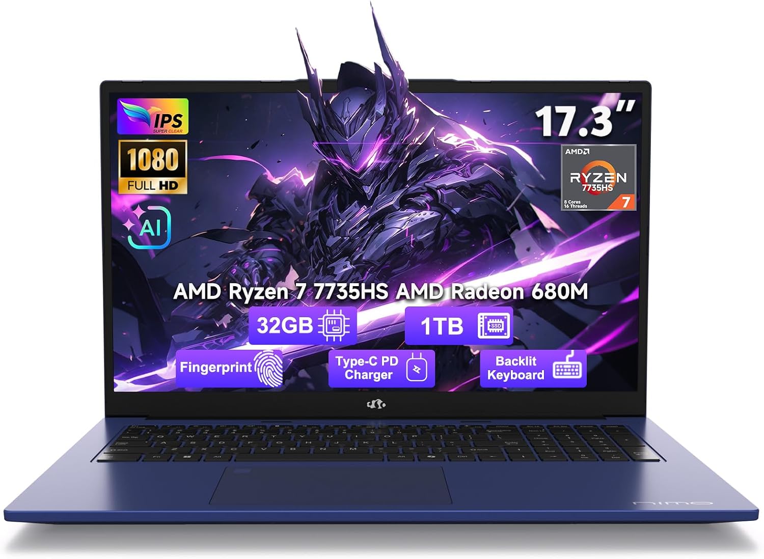 Detalle de NIMO 17.3-inch laptop