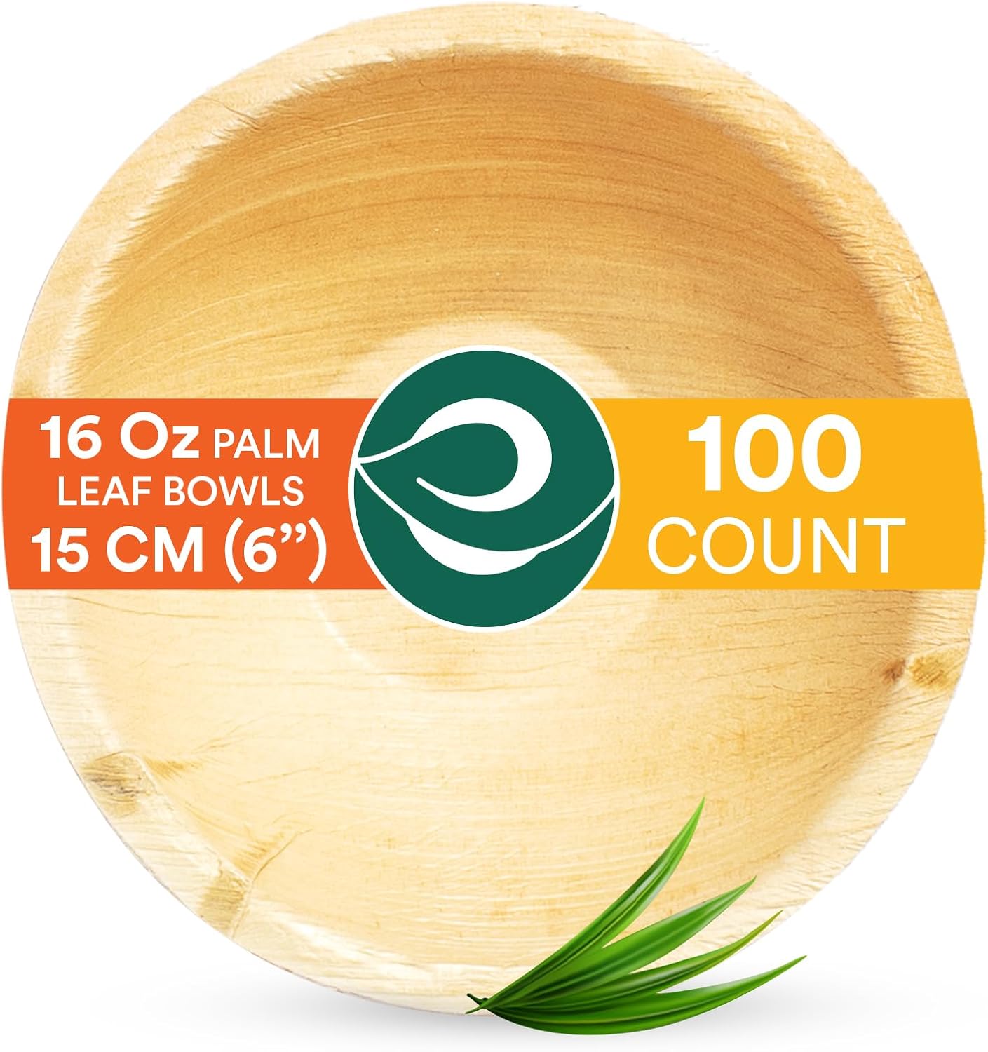 Detalle de ECO SOUL Disposable Bamboo Bowls 16oz