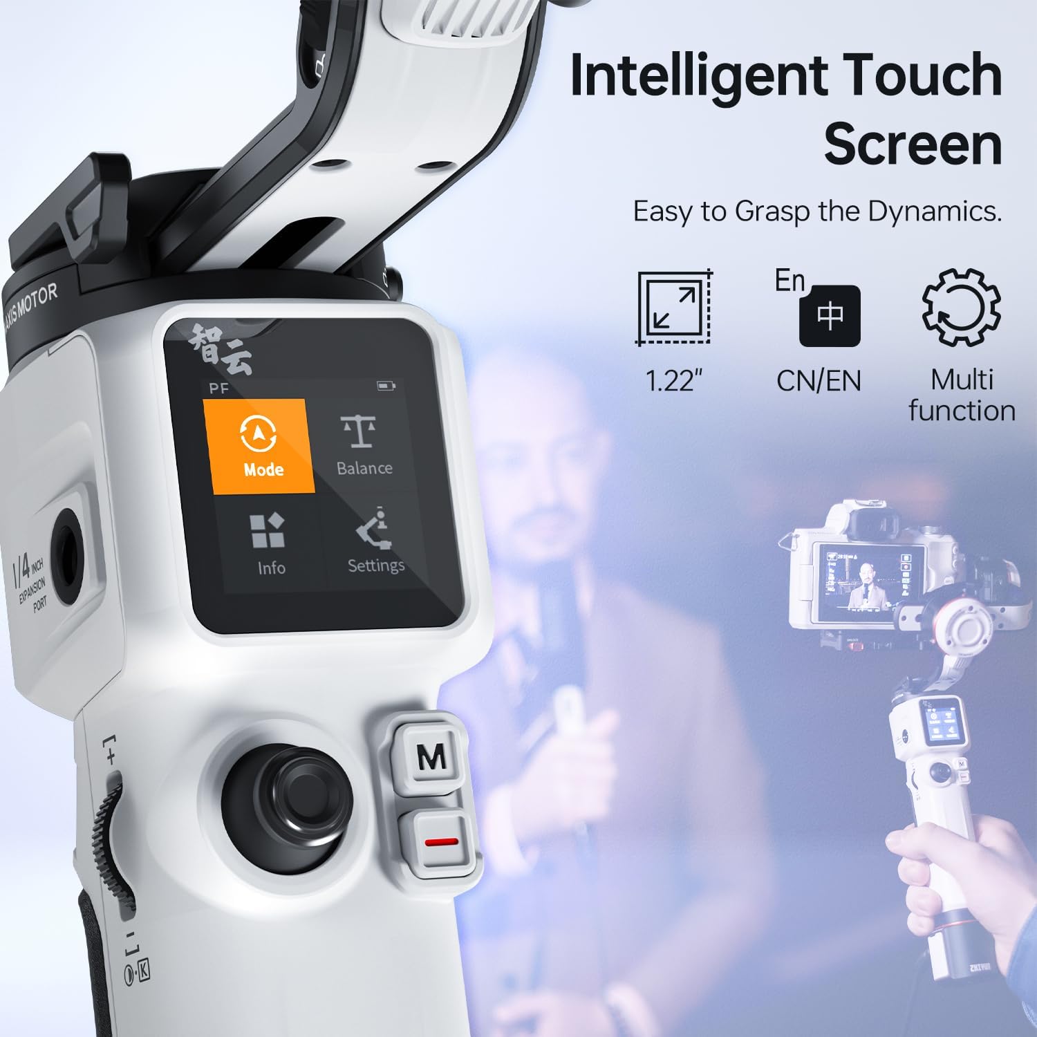 Thumbnail 4 de ZHIYUN Crane M3S Combo: Lightweight 3-Axis Gimbal for Camera and Phone
