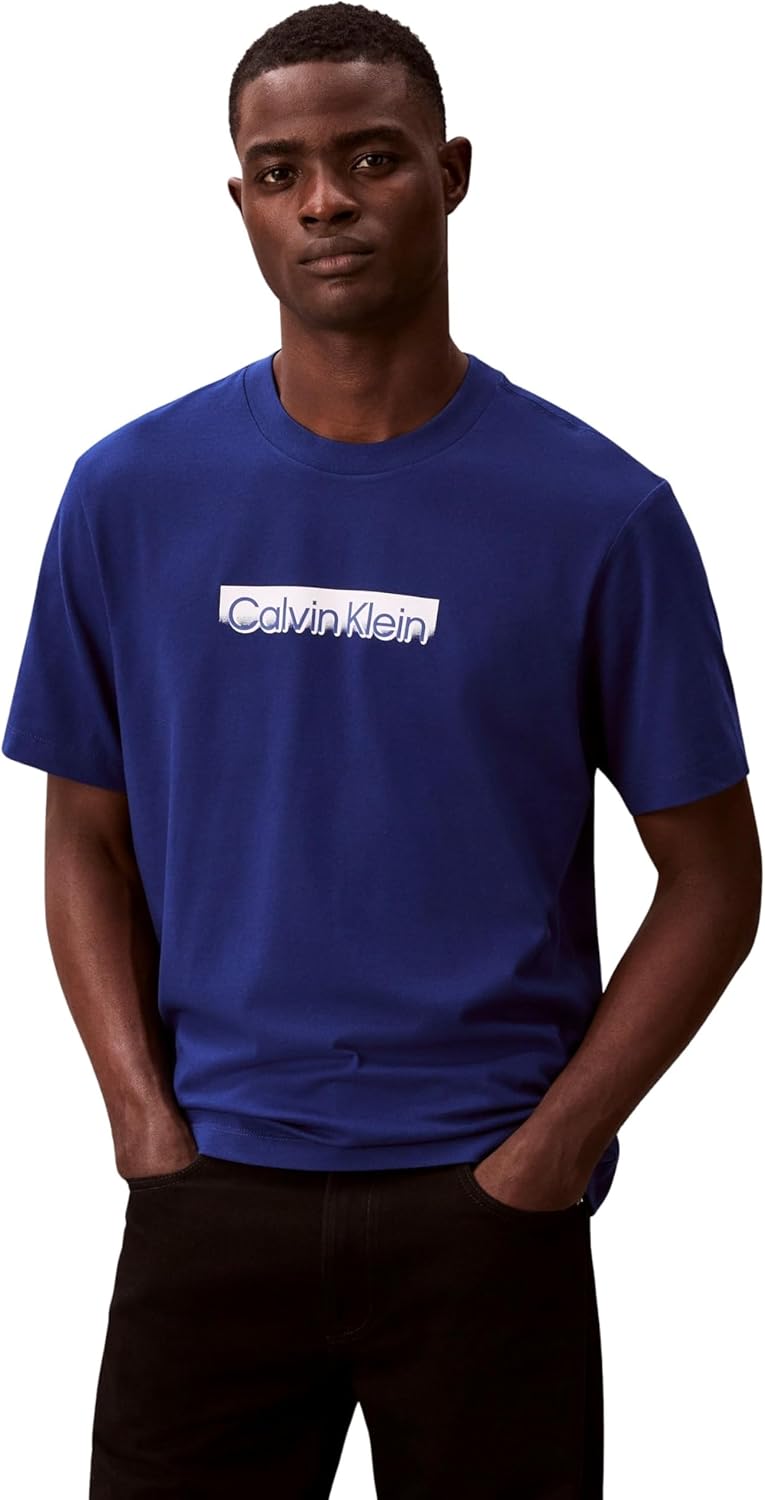 Detalle de Magliette grafiche uomo Calvin Klein “GRAP” (confezione da 1)