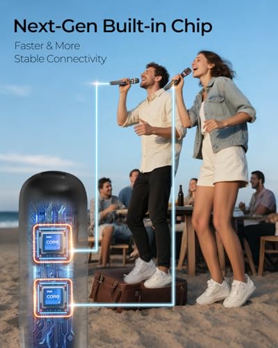 Thumbnail 3 de ALPOWL Micrófono Inalámbrico UHF con Receptor y DSP para Karaoke y Voz en Vivo