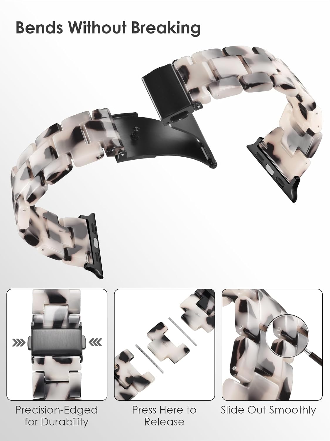 Thumbnail 6 de V.R.HOPE Resin Band for Apple Watch 38-42mm