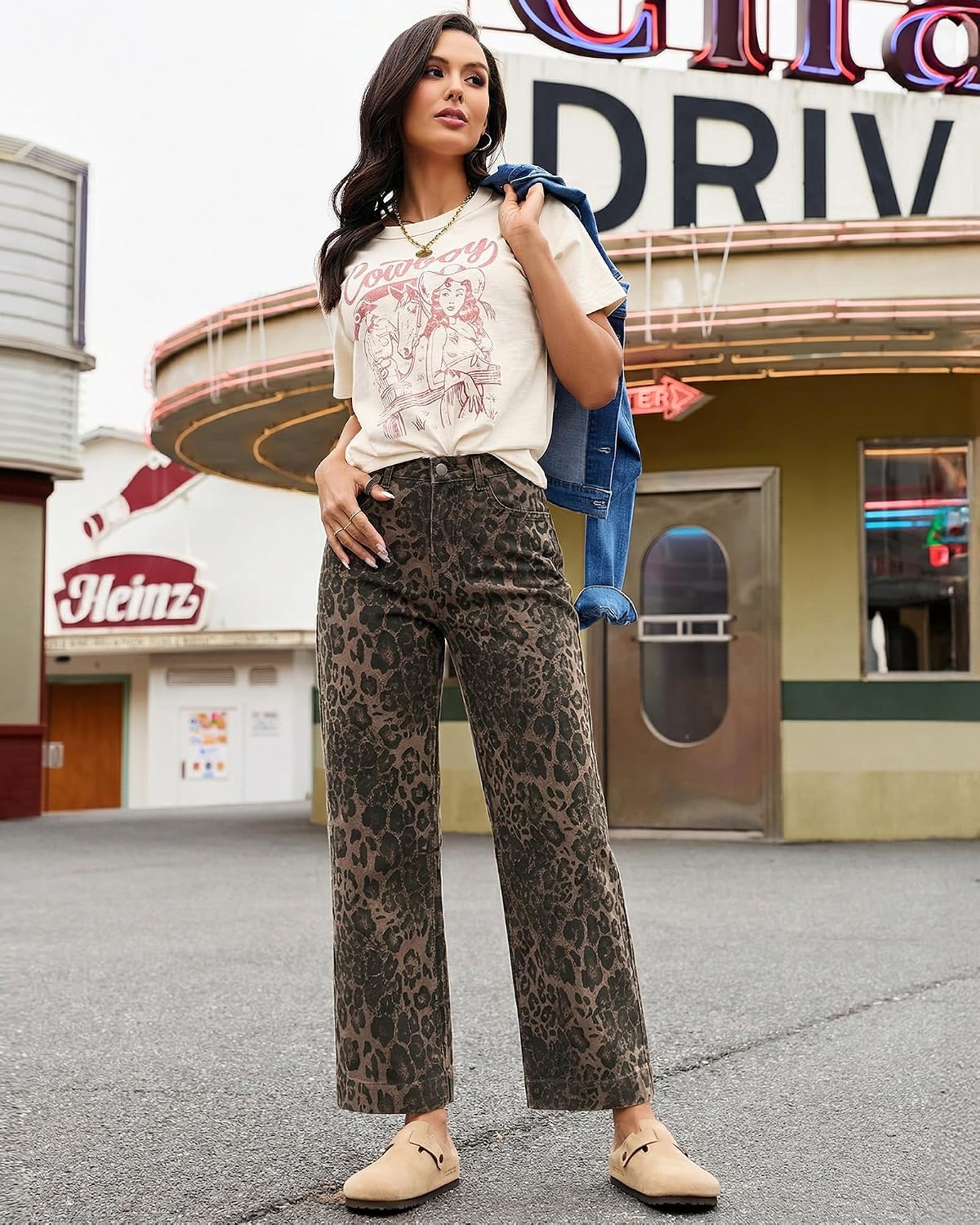 Detalle de Luvamia Wide-Leg Jeans 28-Inch Inseam
