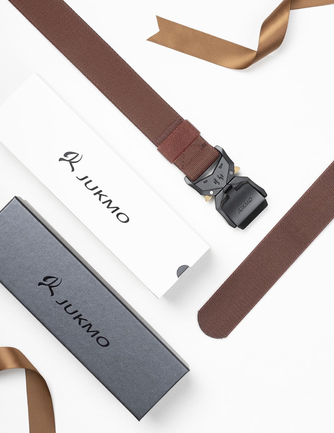 Thumbnail 5 de JUKMO Tactical Belt, 1.5-Inch Stretch Nylon Webbing with Aluminum Quick-Release Buckle