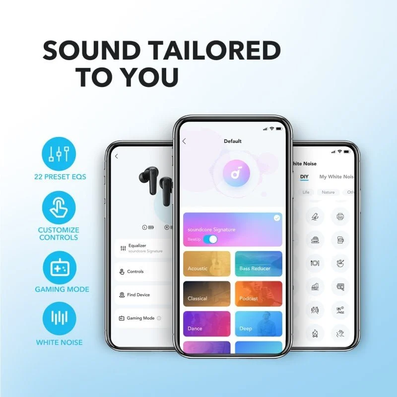 Thumbnail 1 de Soundcore R50i V2 auriculares inalámbricos Bluetooth negros