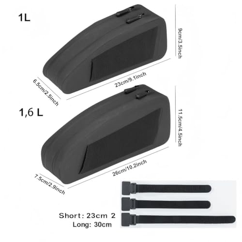 Detalle de ROCKBROS Borsa da Telaio per Bici 1,6 L