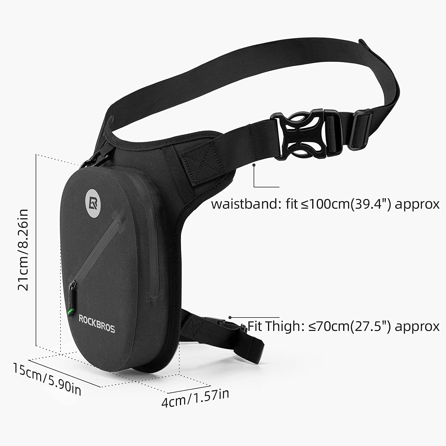 Thumbnail 4 de ROCKBROS Marsupio cosciale impermeabile 1L