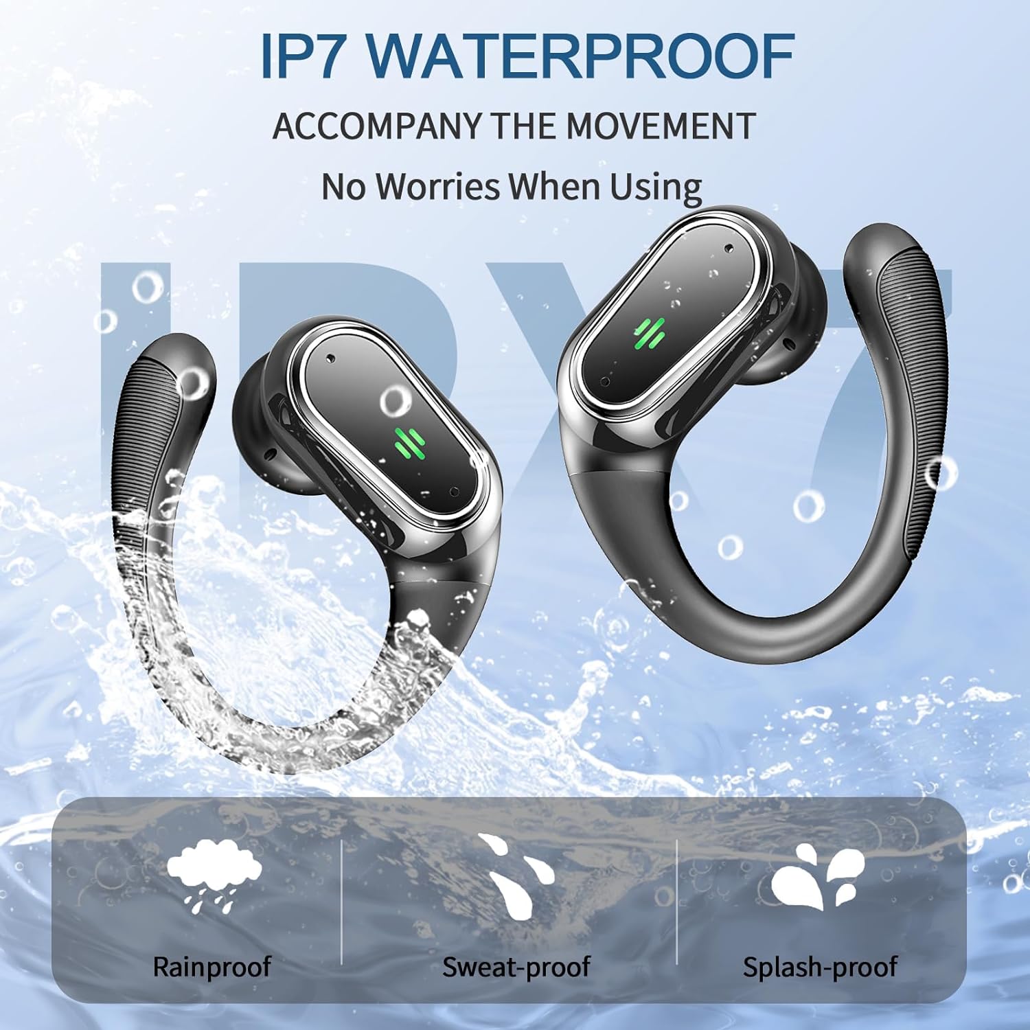 Thumbnail 6 de Wireless Earbuds Bluetooth 5.4, 50Hrs Playback
