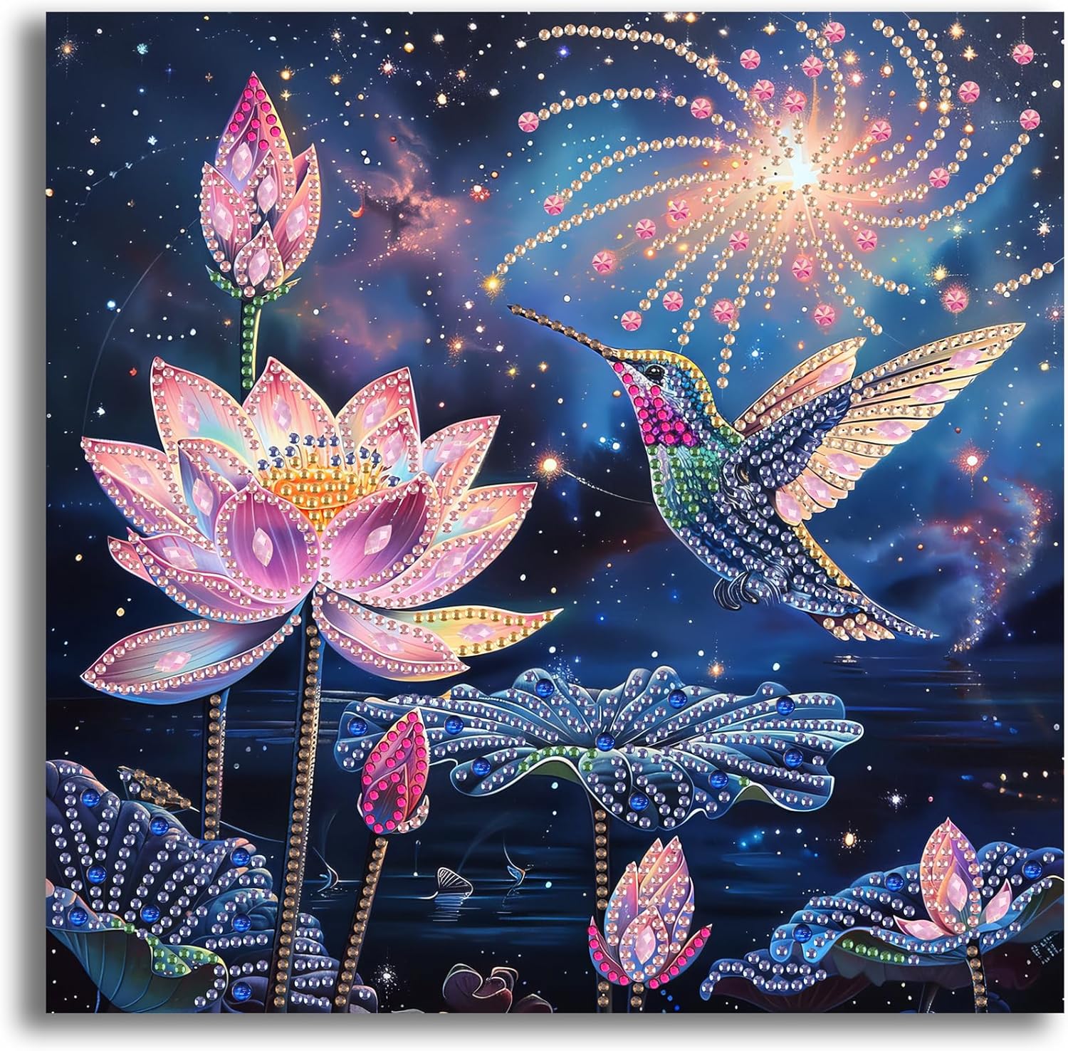 VAIIEYO Hummingbird 12x12 inch diamond painting kit 🎨