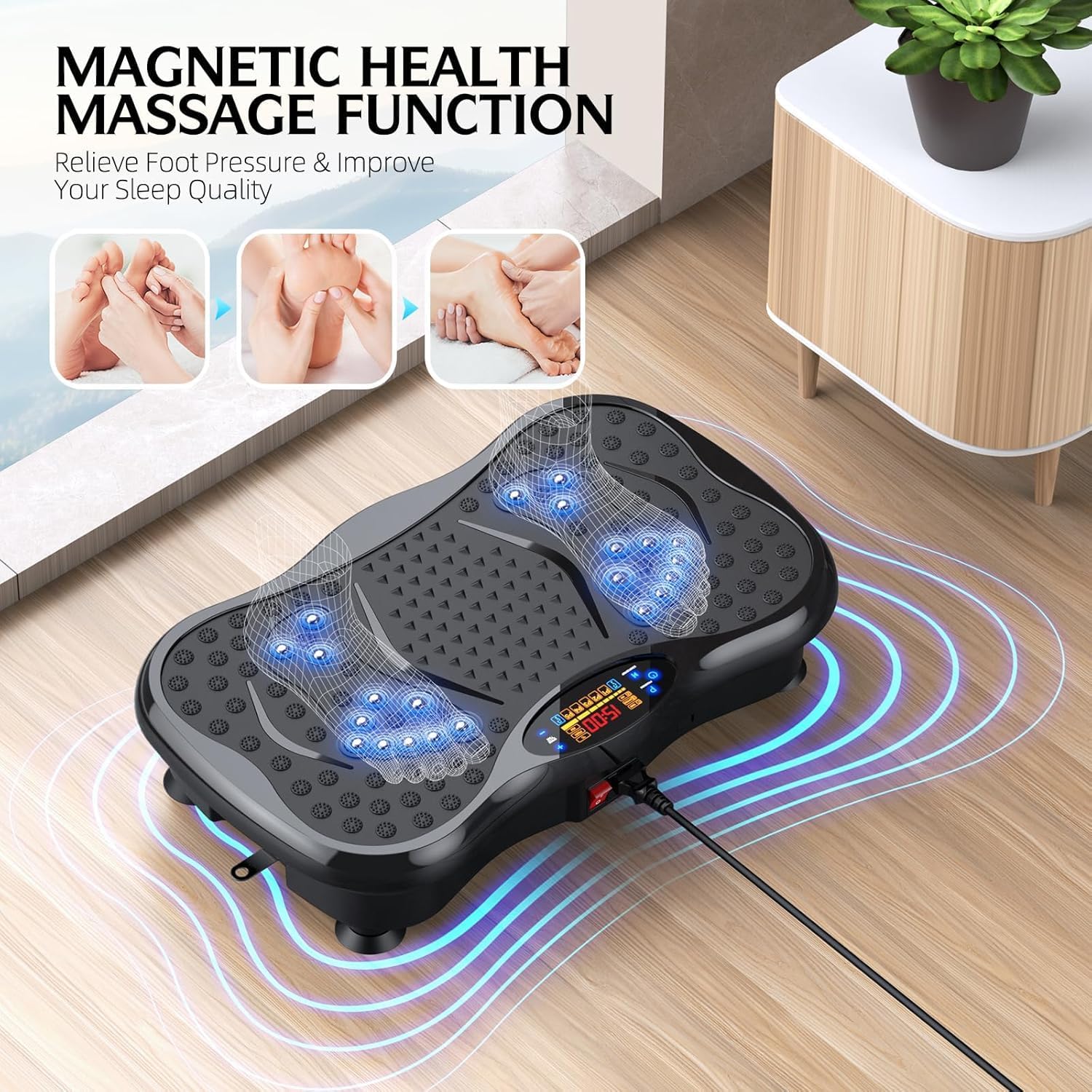 Thumbnail 1 de GMCXAX Vibration Plate Exercise Machine 330 lbs