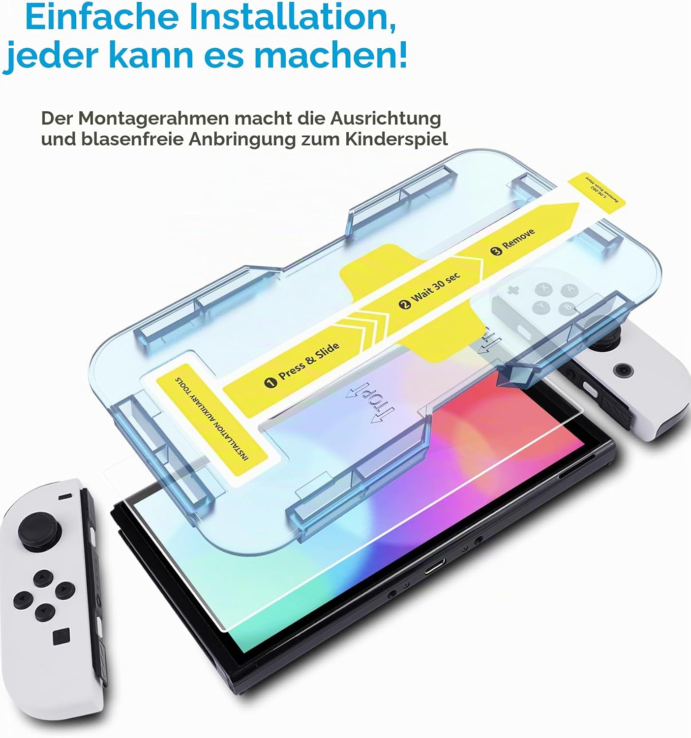 Thumbnail 1 de MOBDIK 2 Stück Schutzfolie für Switch OLED