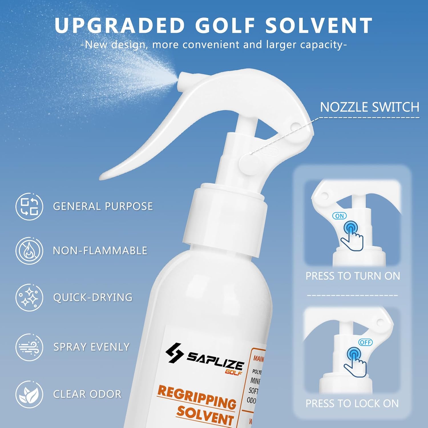 Detalle 2 de SAPLIZE Golf Grip Kit 5 oz solvent