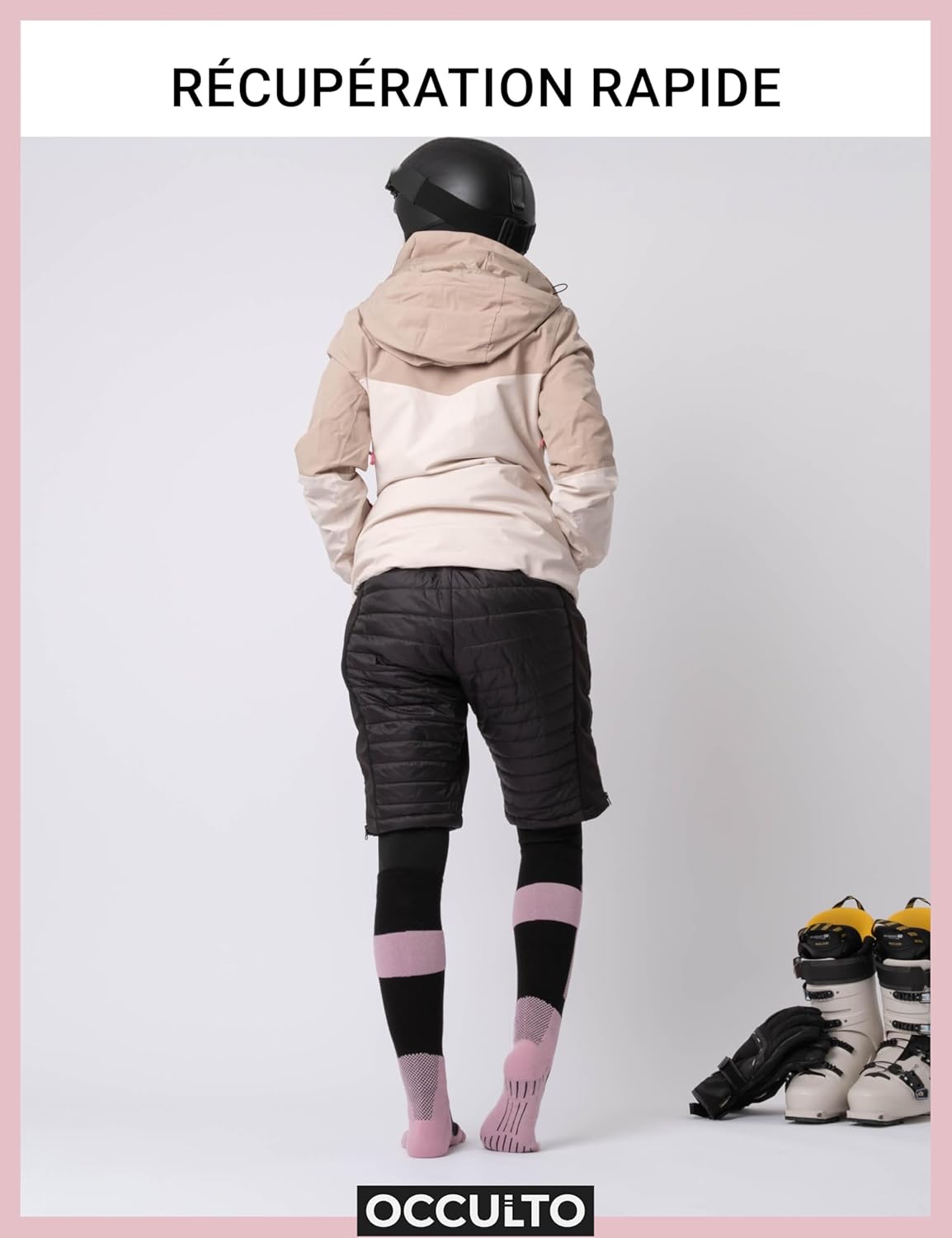 Thumbnail 4 de Occulto Taylor : chaussettes de ski compression homme & femme (lot de 2)