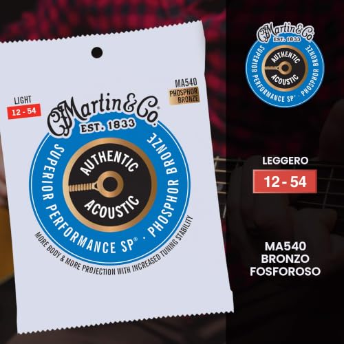 Detalle de Martin Authentic SP 80/20 Bronzo extra Light MA540 (12-16-25-32-42-54)