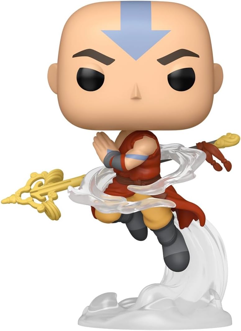 Detalle 2 de Funko Pop! Movies 90250 Aang Vinyl Figure, Multicolour Collectible