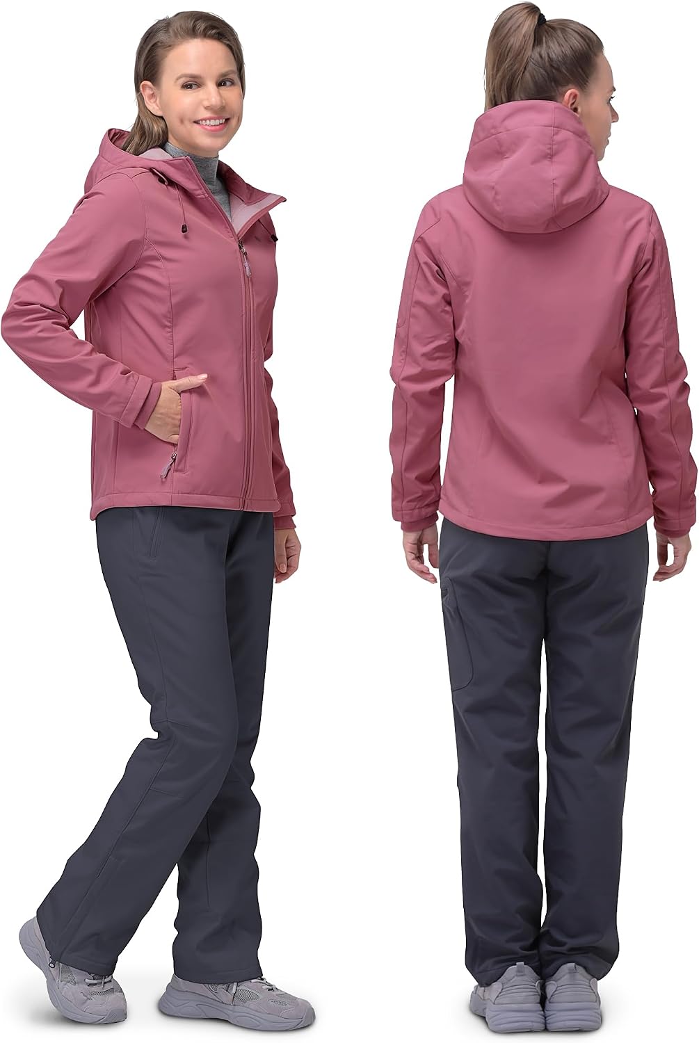 Detalle 2 de 33,000ft Damen Softshelljacke 8.000 mm