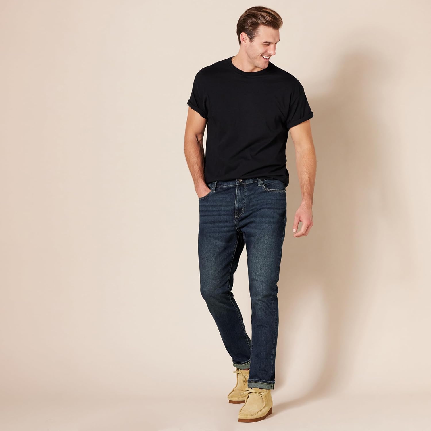 Thumbnail 6 de Amazon Essentials Herren Stretchjeans in Skinny-Passform – Auslauffarben
