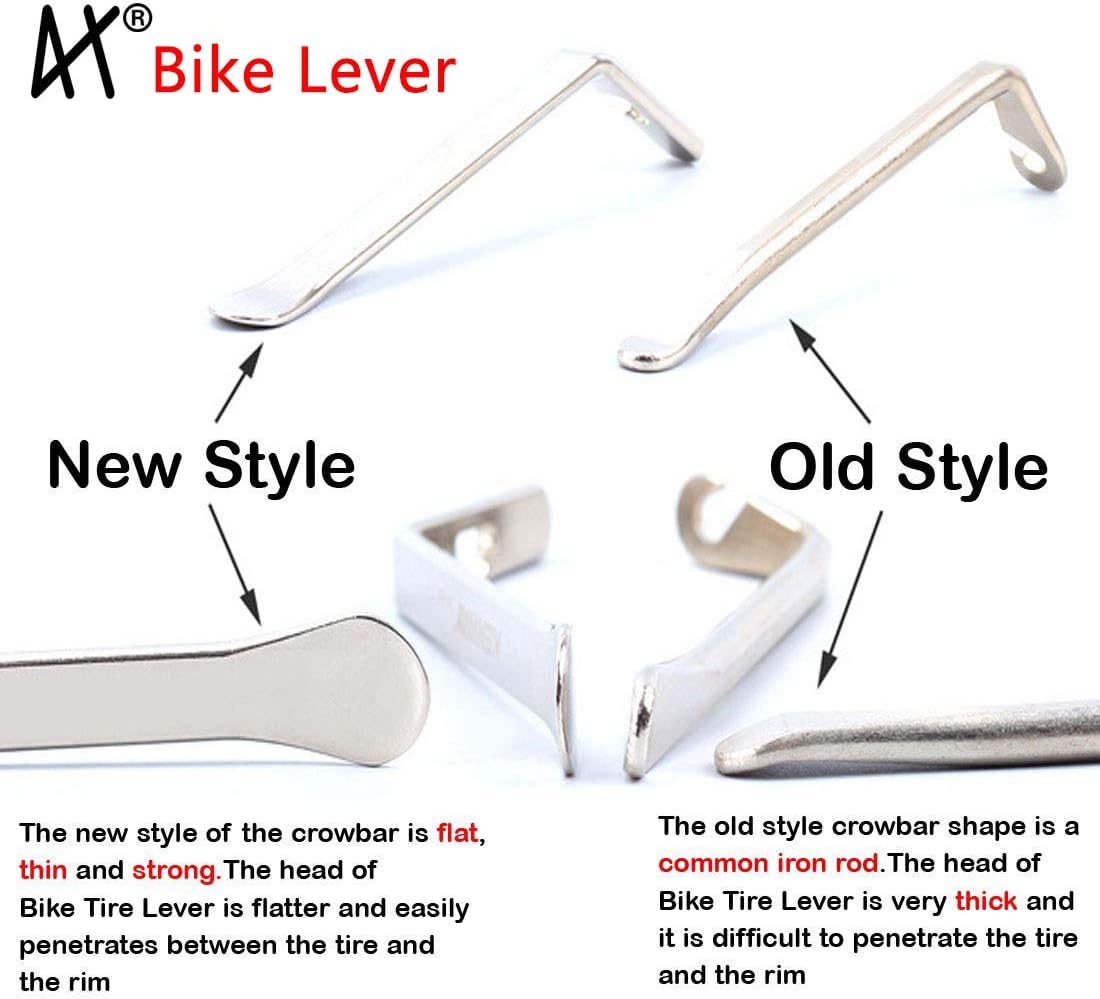Detalle de Tragoods Premium Bicycle Tire Levers, Stainless Steel, Set of 3