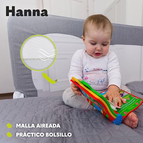 Thumbnail 3 de Lionelo Hanna Barrera de Cama 150 x 65 cm con SecureBelt: seguridad y practicidad para dormir