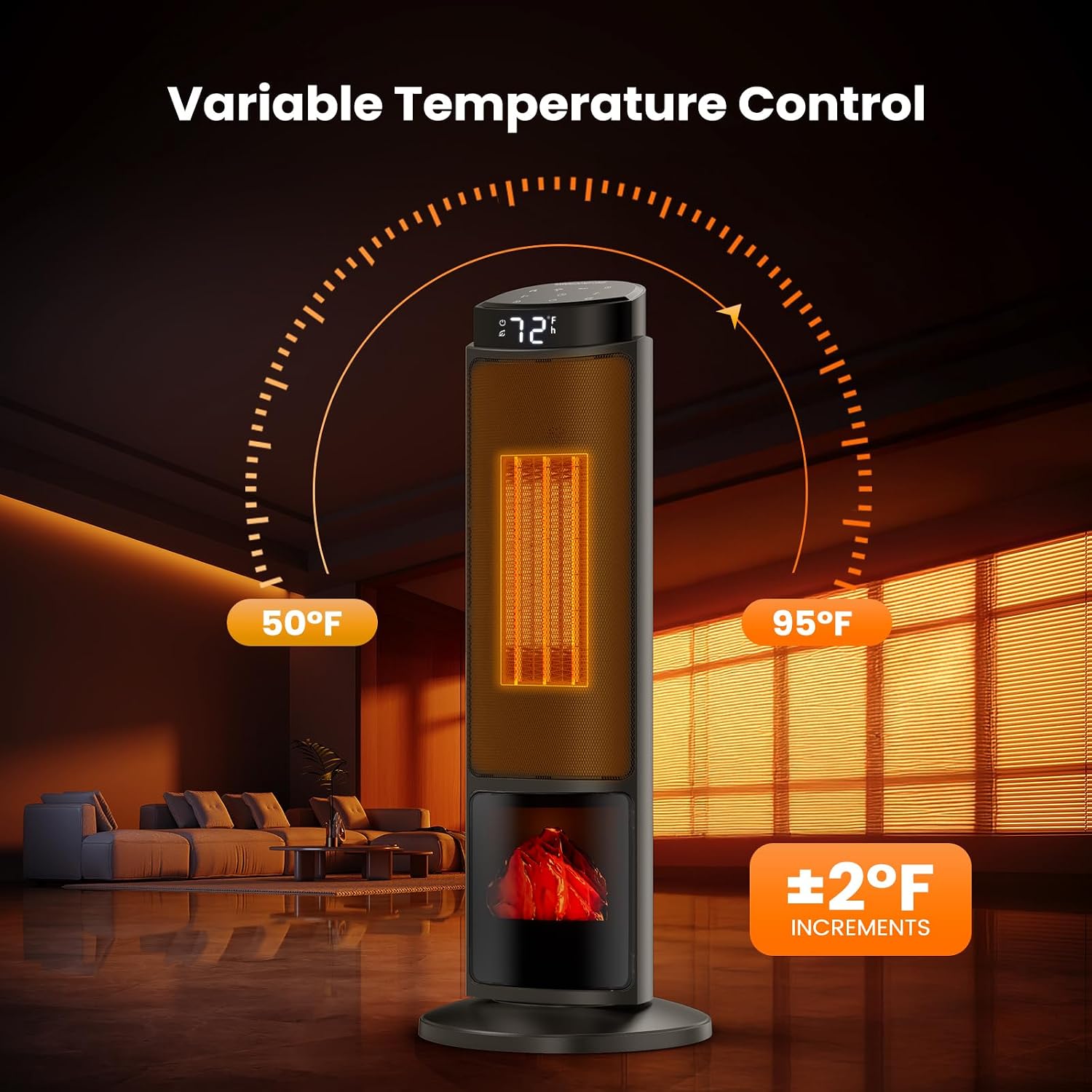 Detalle de OLIXIS Space Heater 1500W