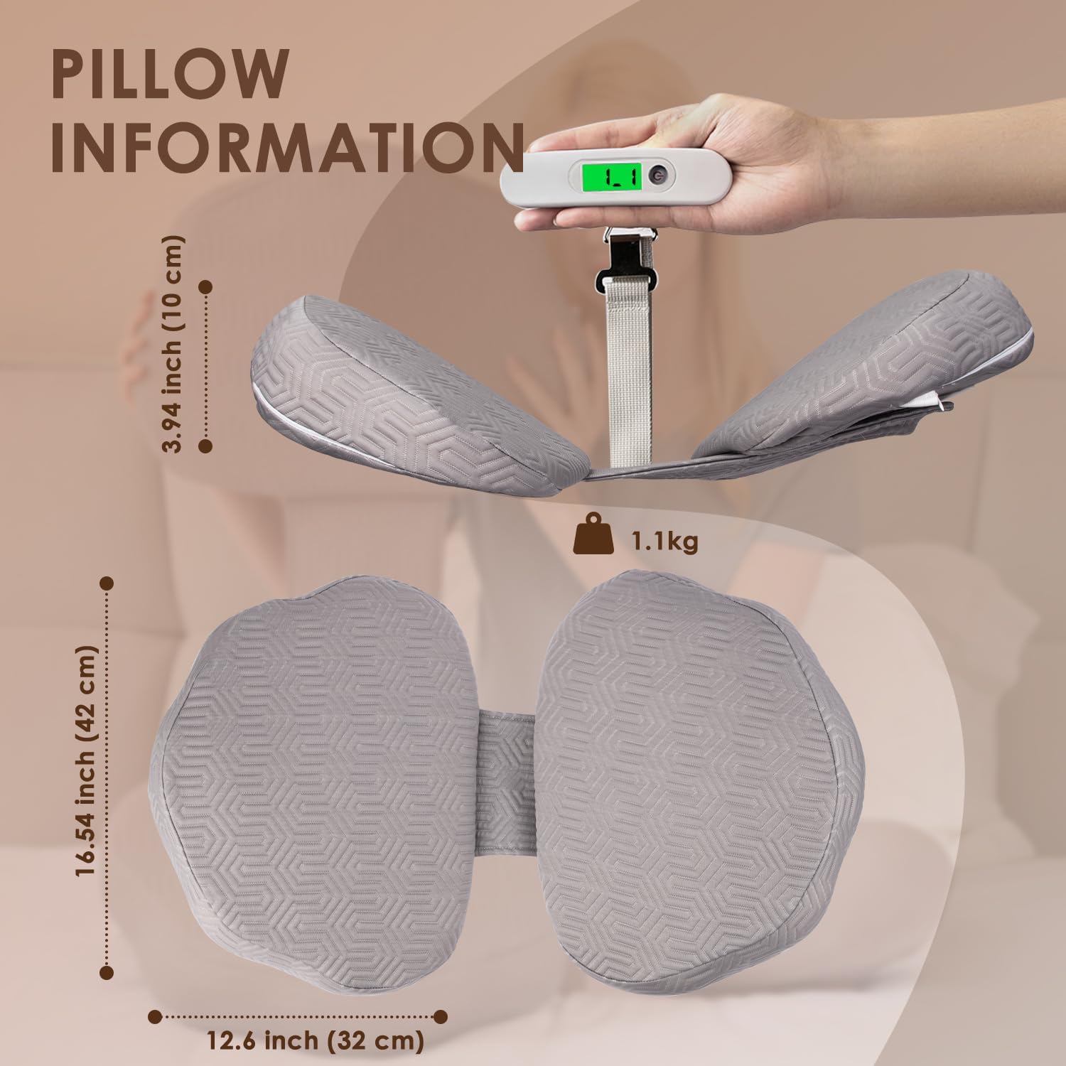 Thumbnail 6 de Chilling Home maternity pillow 10 cm wedge