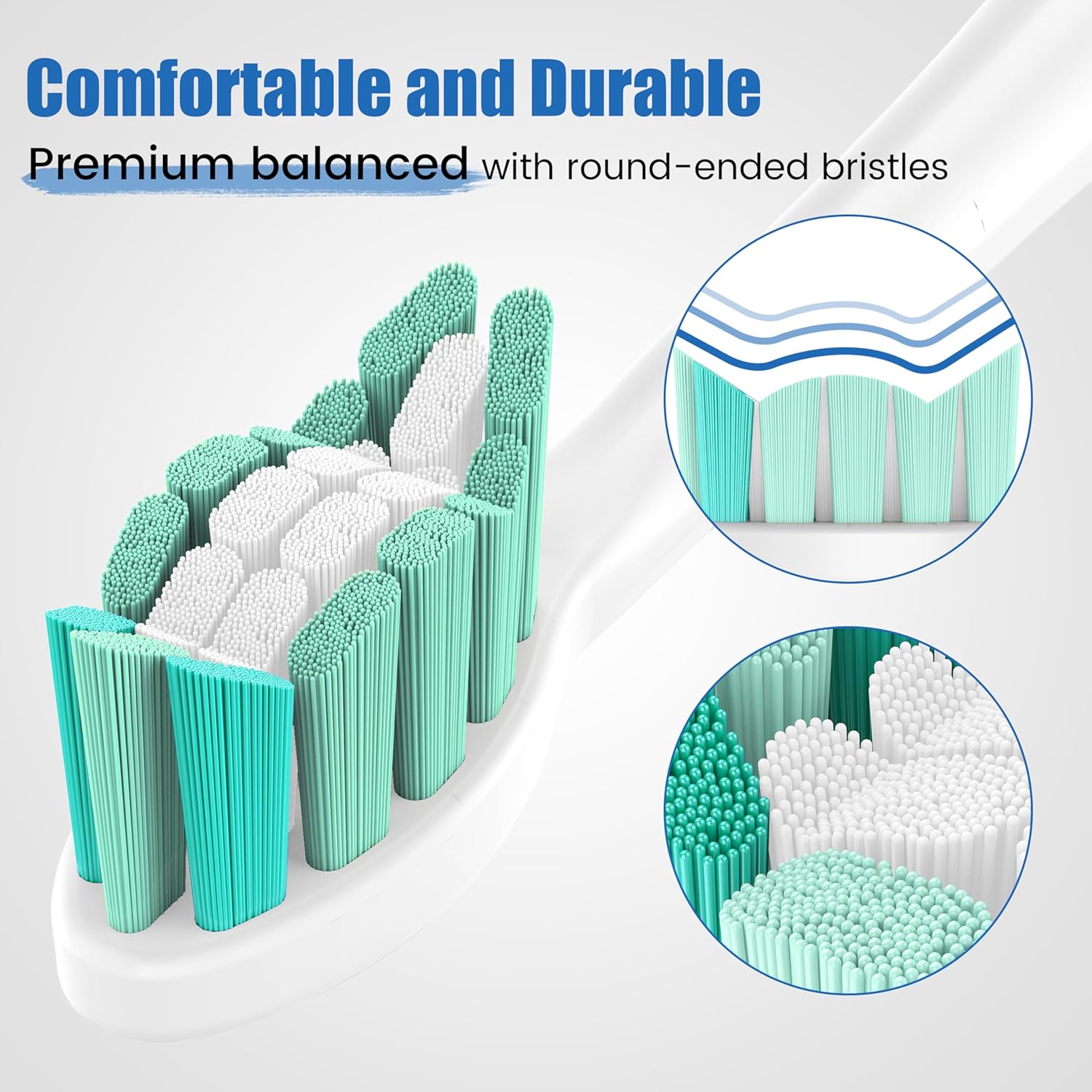 Thumbnail 2 de POSWEENR Replacement Toothbrush Heads 10 Pack 🪥