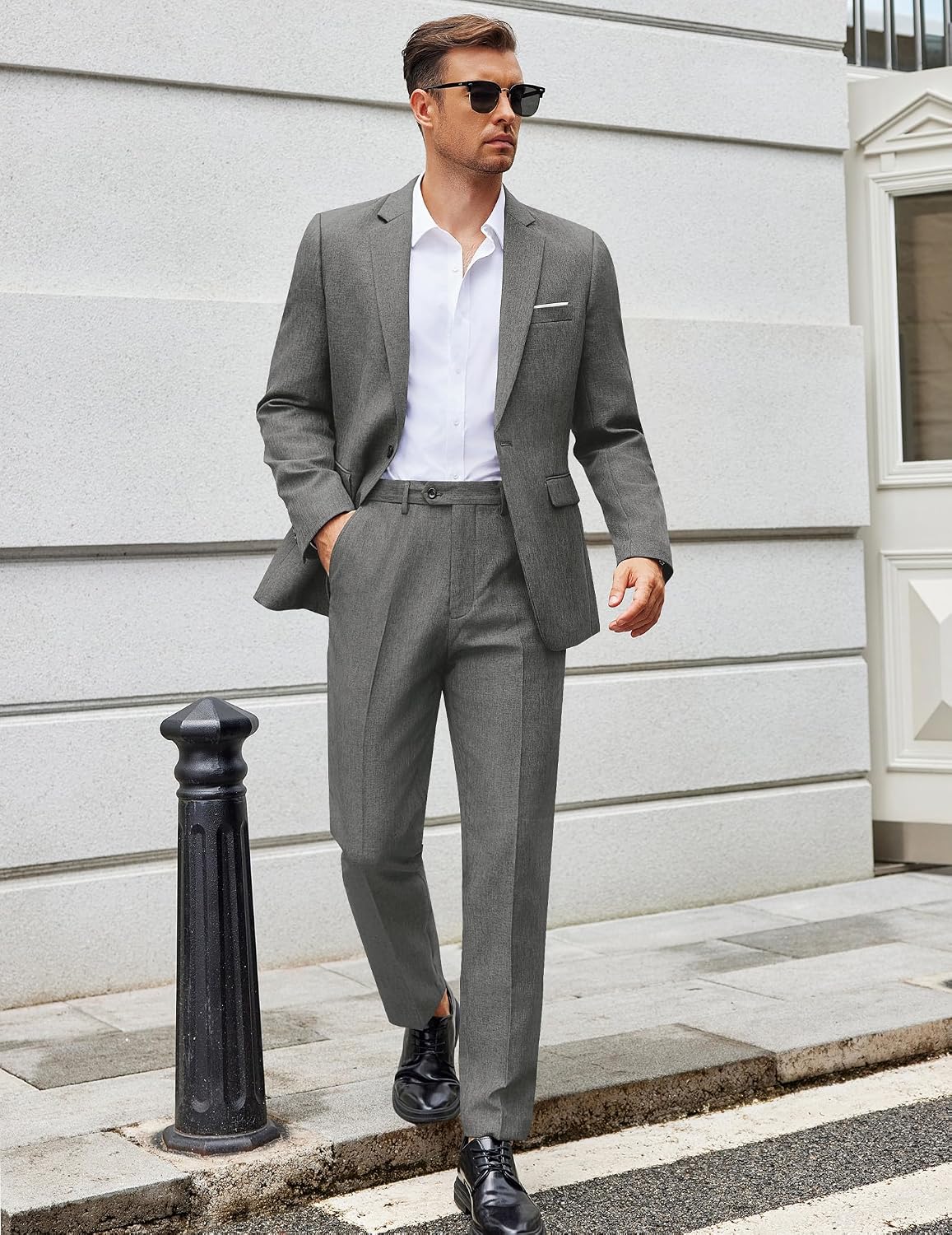 Thumbnail 1 de COOFANDY Men Classic Fit 2-Piece Suit 👔