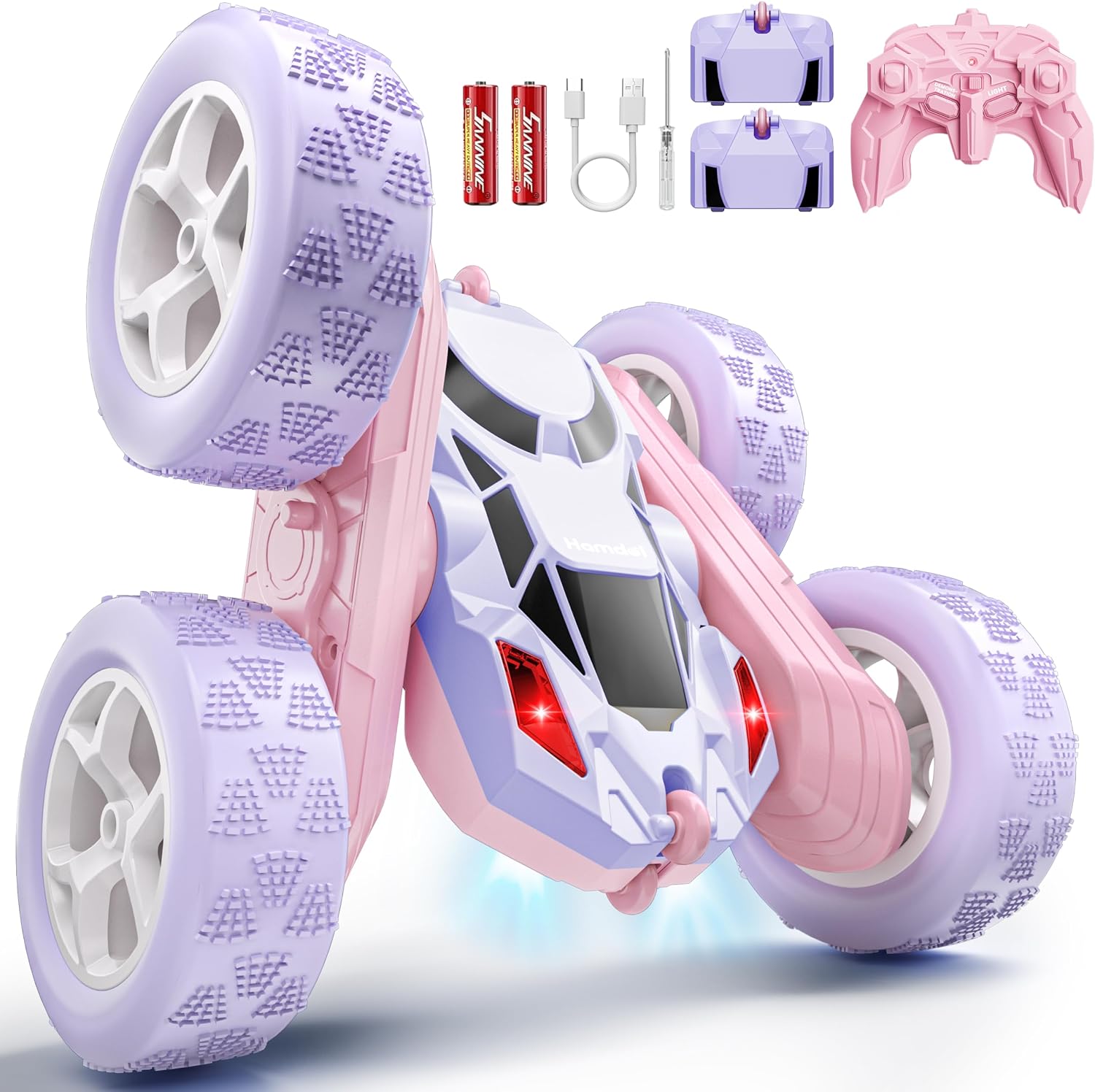 Thumbnail 6 de Hamdol Remote Control Car 4WD RC toy with 360° spins