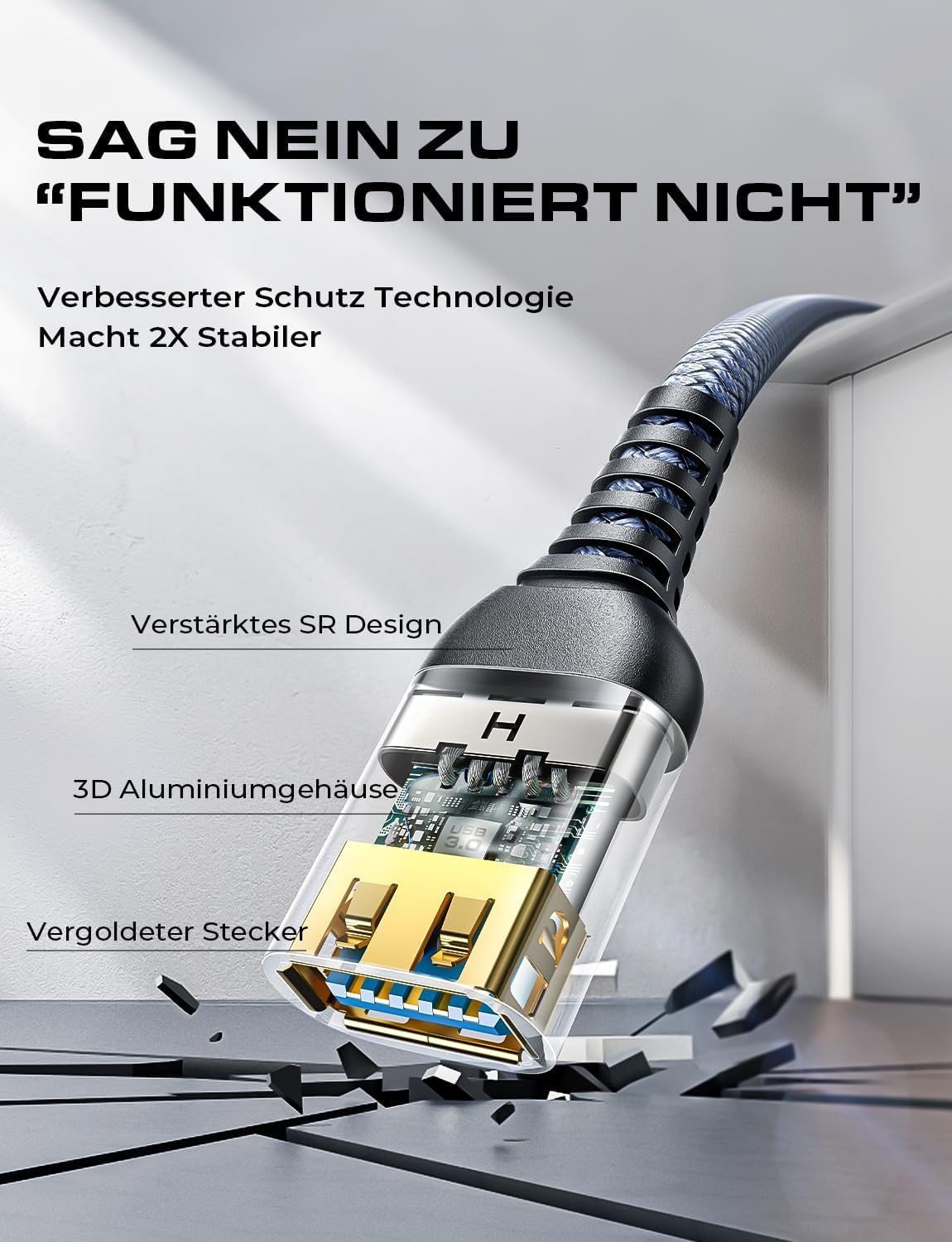 Thumbnail 5 de AINOPE USB Verlängerungskabel 2 m 🔌