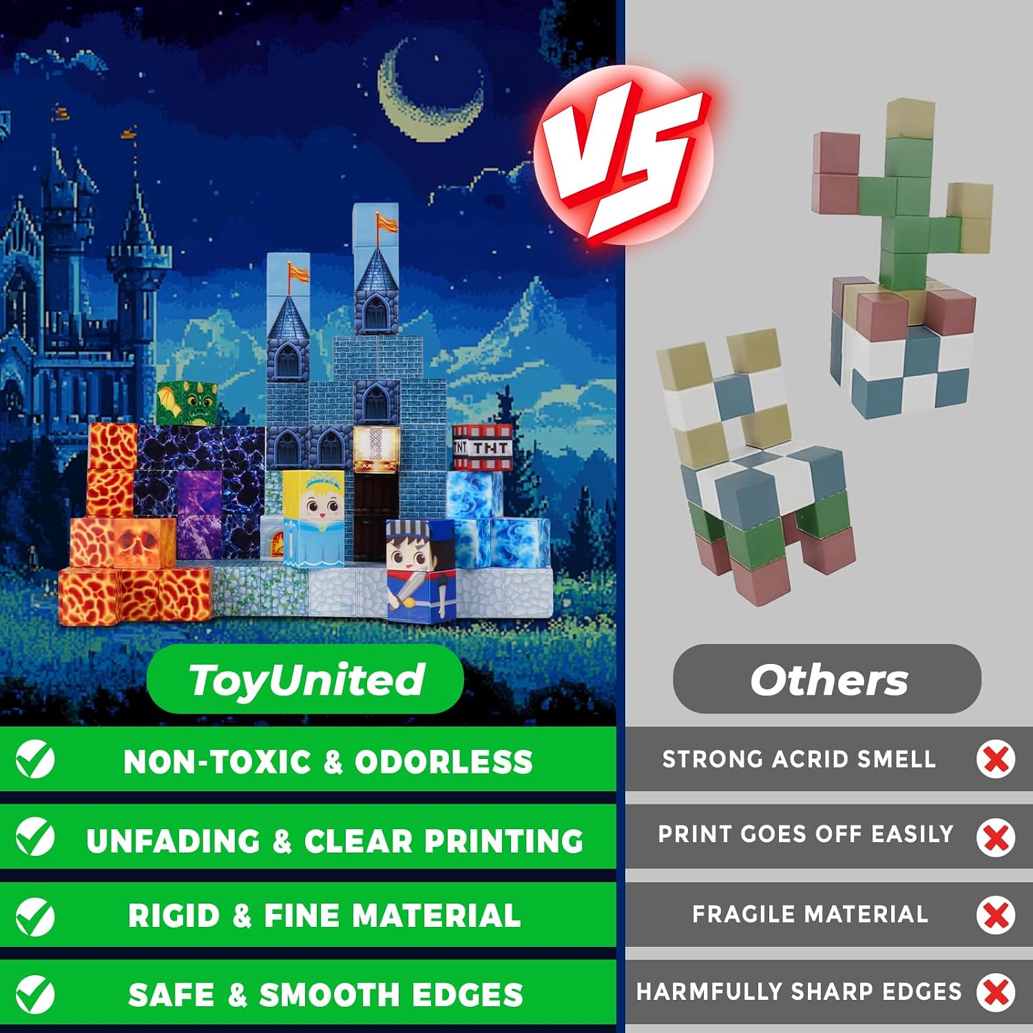 Thumbnail 3 de ToyUnited 100PCS Magnetic Blocks